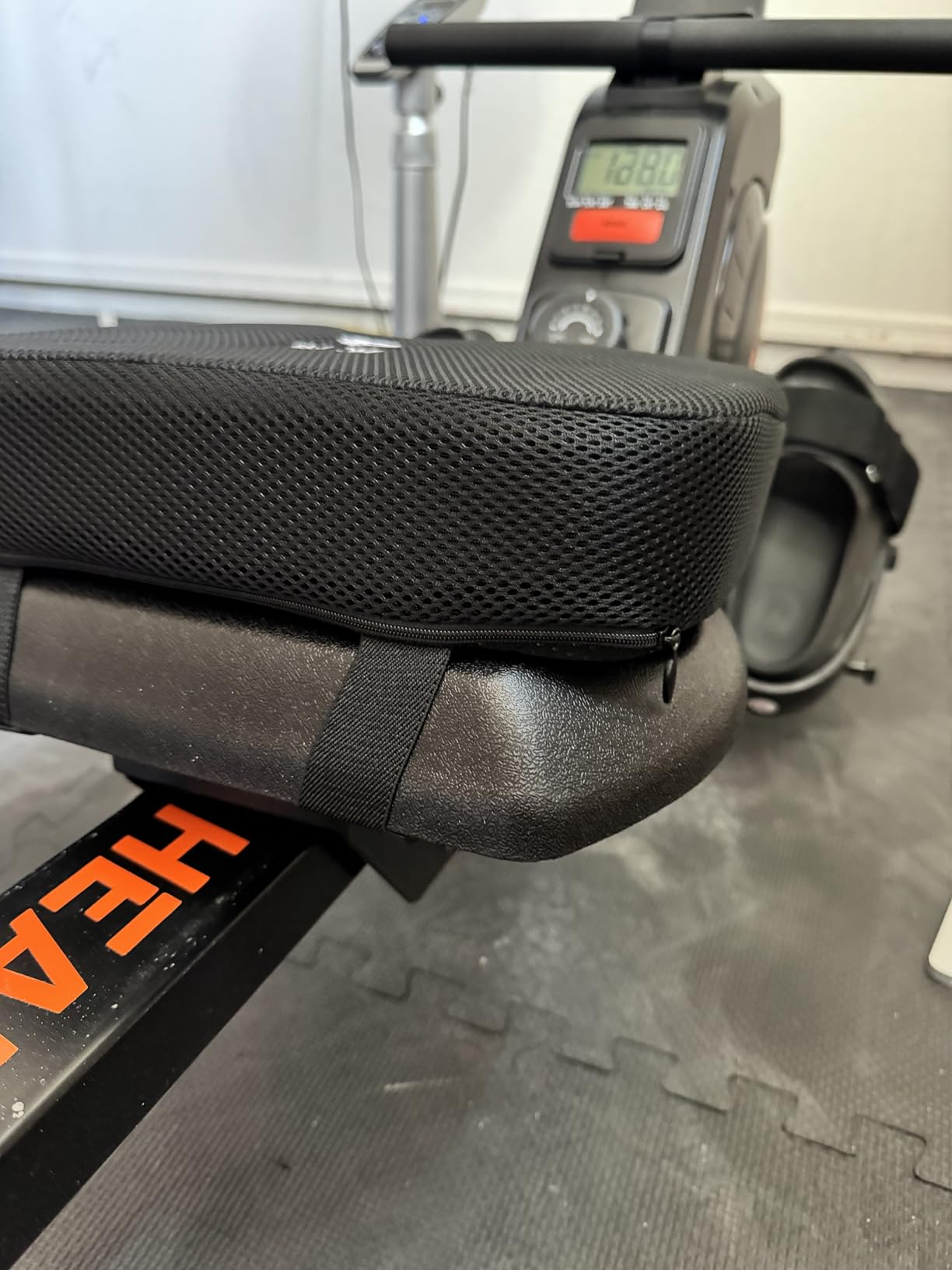 Rowing Machine Seat Cushion (Model 2) for The Concept 2 Rowing Machine with Custom Memory Foam, Washable Cover, and Straps customer photo 1