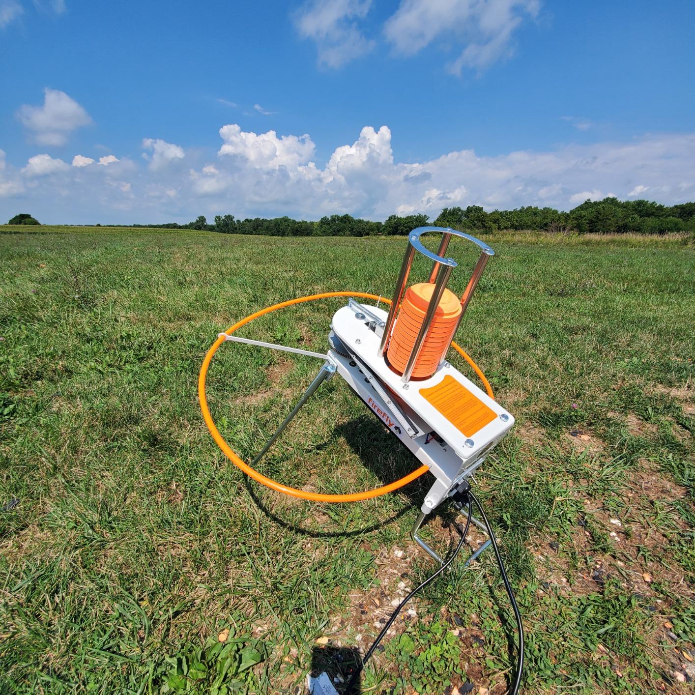 Do-All Outdoors FF550 Firefly Automatic Skeet Thrower Trap, White, 8.6