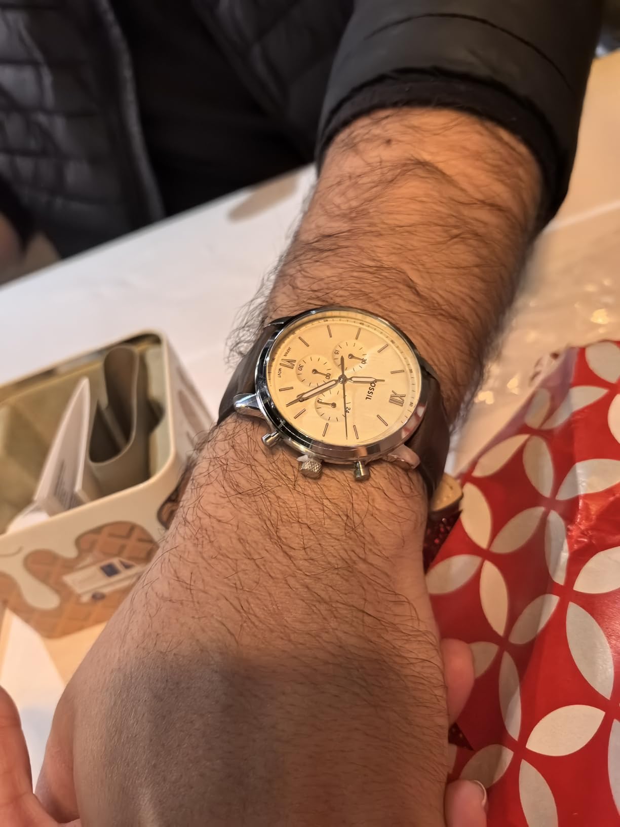 Fossil Men's Watch, Neutra Quartz Stainless Steel Chronograph Watch for Men customer photo 2