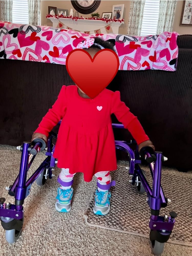 Inspired by Drive Nimbo 2G Mobility Aid Lightweight Posterior Walker with Seat, Small, Wizard Purple customer photo 1