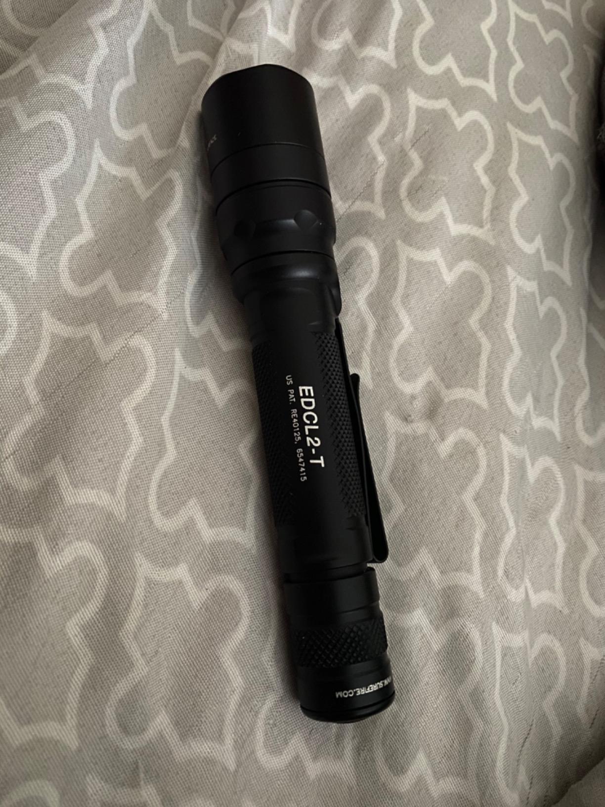 SureFire EDCL2-T 5/1200 LU Everyday Carry Tactical LED Flashlight customer photo 2