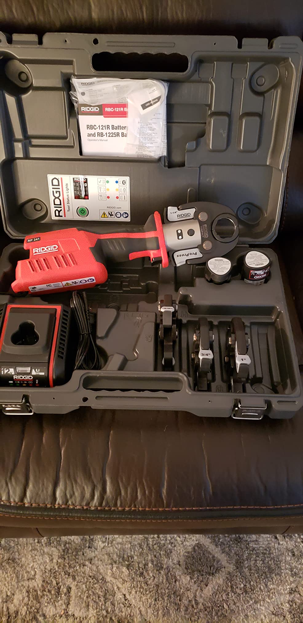 RIDGID 57363 RP 241 Press Tool Kit 1/2
