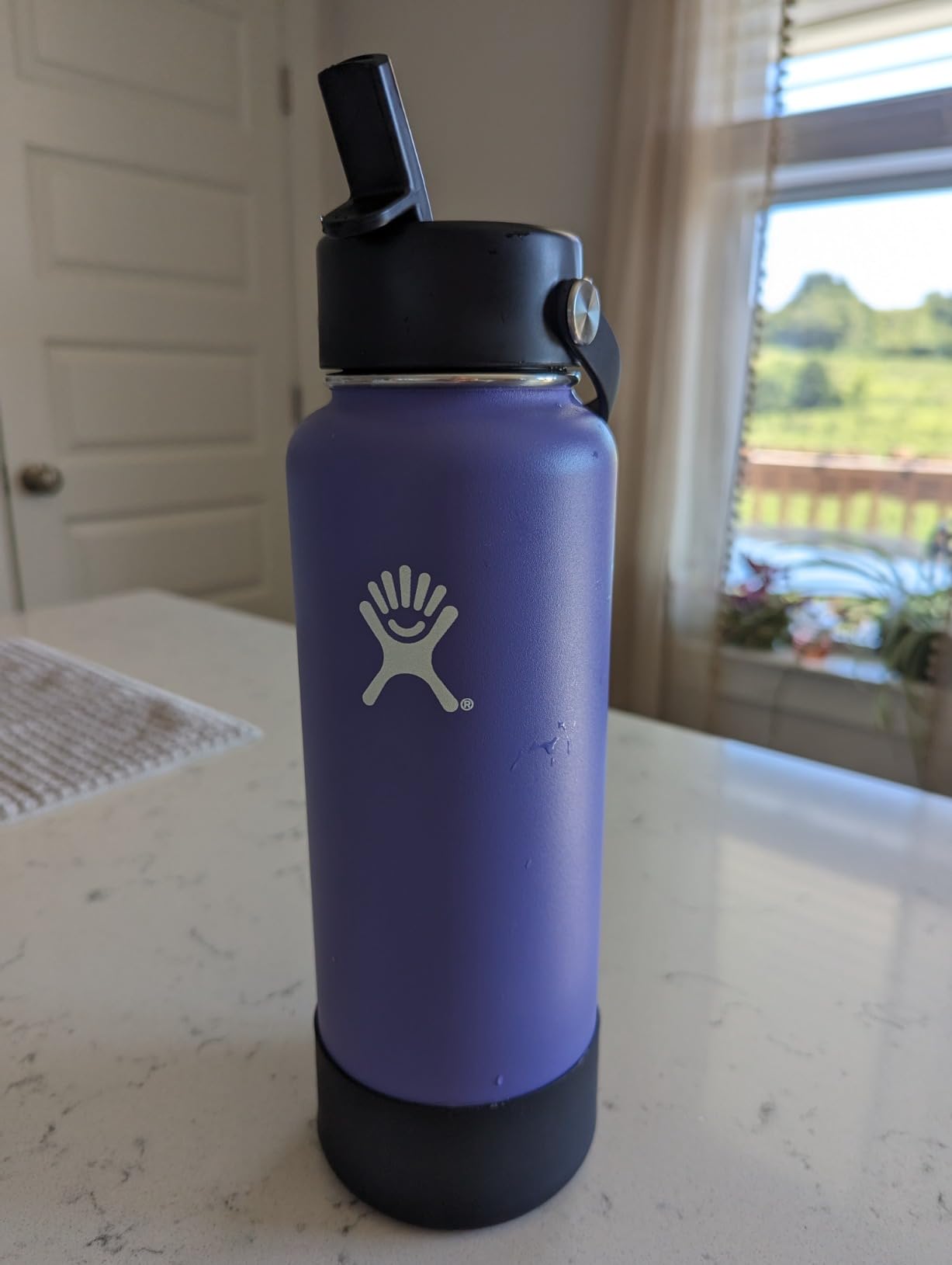 Hydro Flask Bottle Boot Bottom Protector Sleeve Silicone Water Bottle Accessory Medium Black customer photo 2