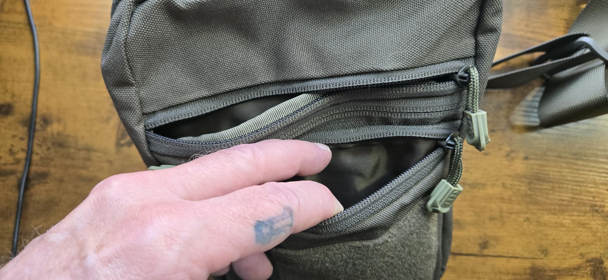 M-Tac CCW Sling Bag for Men & Women - EDC Shoulder Bag Tactical - Crossbody Concealed Carry Bag - Mens Chest Pack customer photo 2