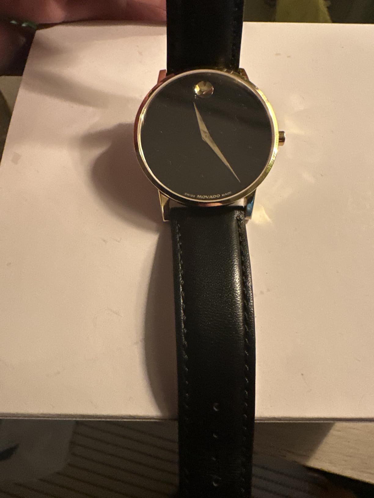 Movado Museum Classic Men's Watch - Swiss Quartz Movement, Calfskin Strap - 3 ATM Water Resistance - 40mm customer photo 1