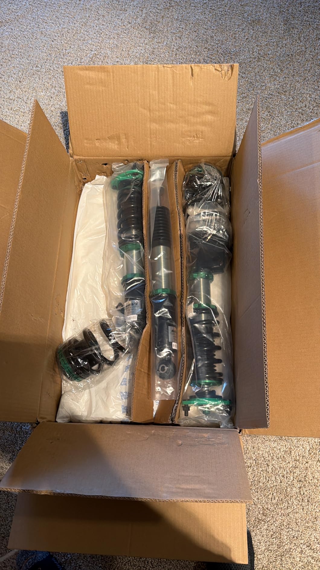 Rev9 R9-HS2-011_1 Hyper-Street II Coilover Suspension Lowering Kit, Mono-Tube Shock w/ 32 Click Rebound Setting, Full Length Adjustable, compatible with Honda Civic None-Si (FB/FG) 2012-15 customer photo 1