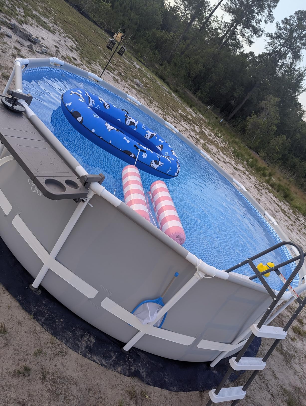 Intex 26719EH Prism Frame Premium Above Ground Swimming Pool Set: 14ft x 42in - Includes 1000 GPH Cartridge Filter Pump - SuperTough Puncture Resistant - Rust Resistant - 3357 Gallon Capacity customer photo 1