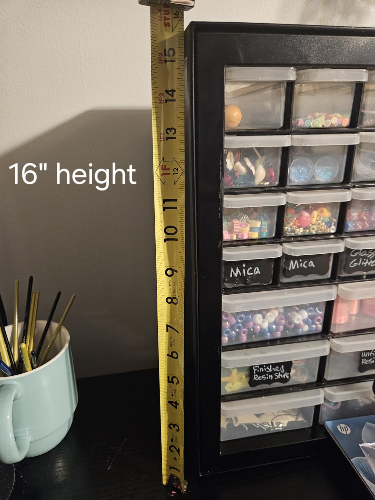 IRIS USA 24-Drawer Plastic Storage Organizer, Made in USA, Teacher Toolbox customer photo 2