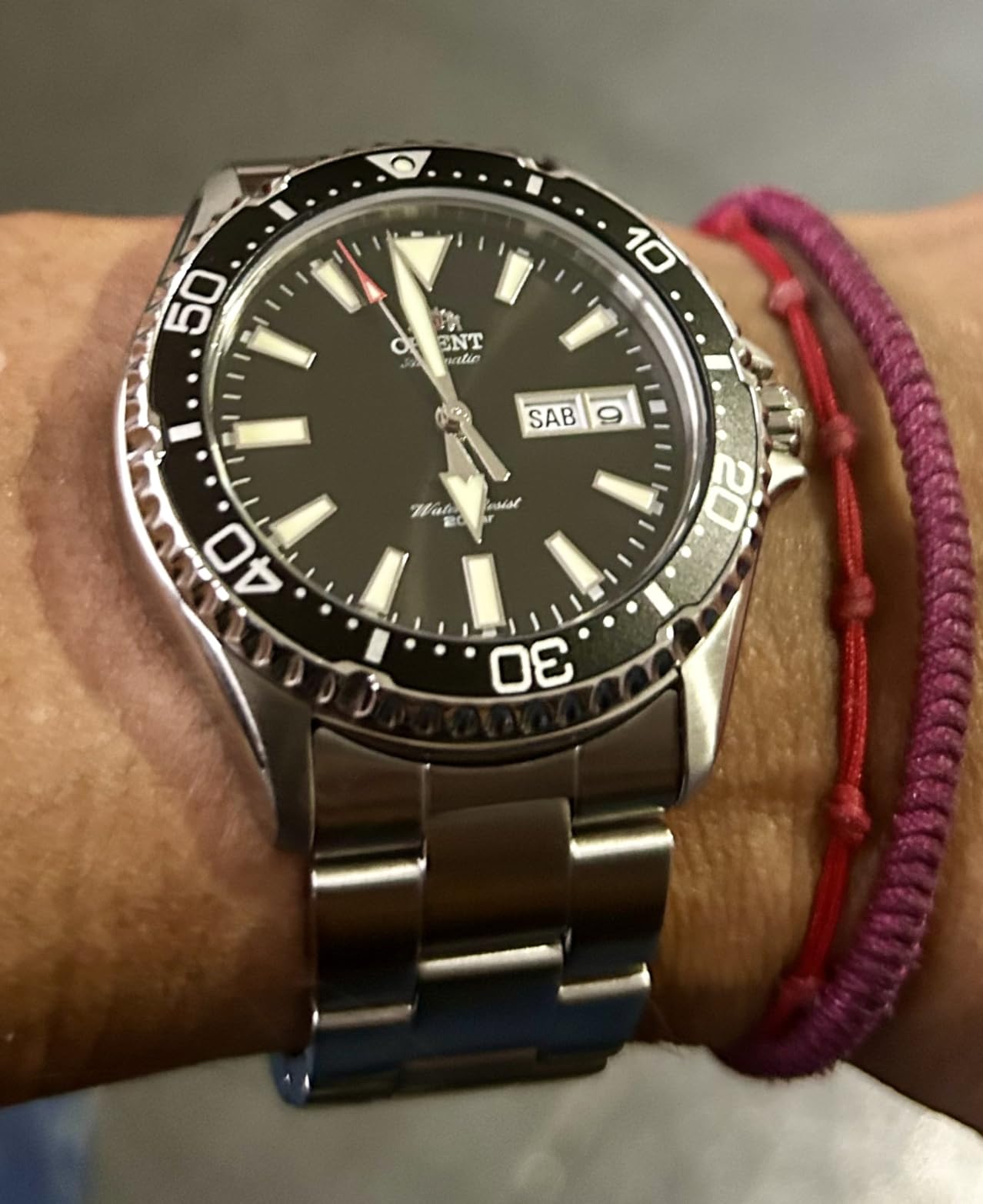 Orient Kamasu/Mako III Men's Automatic Manual Winding Sports Divers' Watch with Screw Crown and Sapphire Crystal customer photo 1