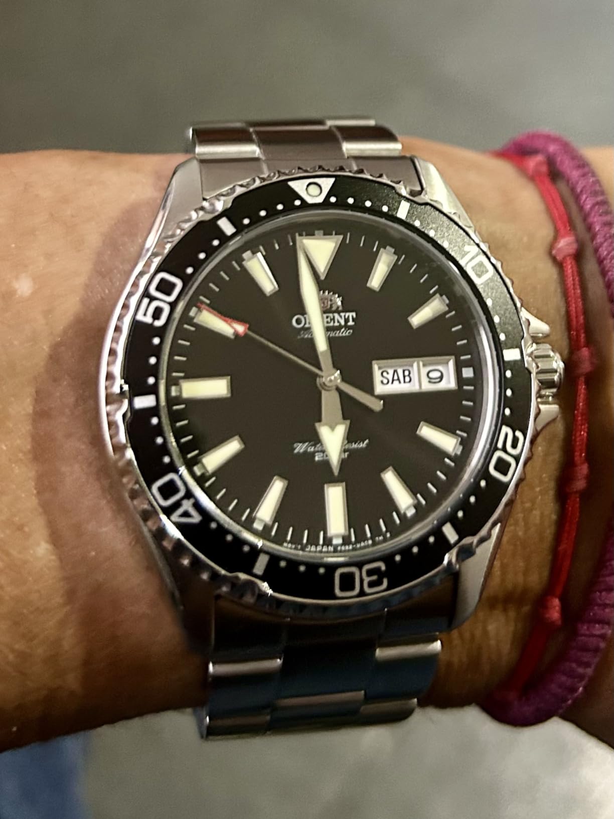 Orient Kamasu/Mako III Men's Automatic Manual Winding Sports Divers' Watch with Screw Crown and Sapphire Crystal customer photo 2