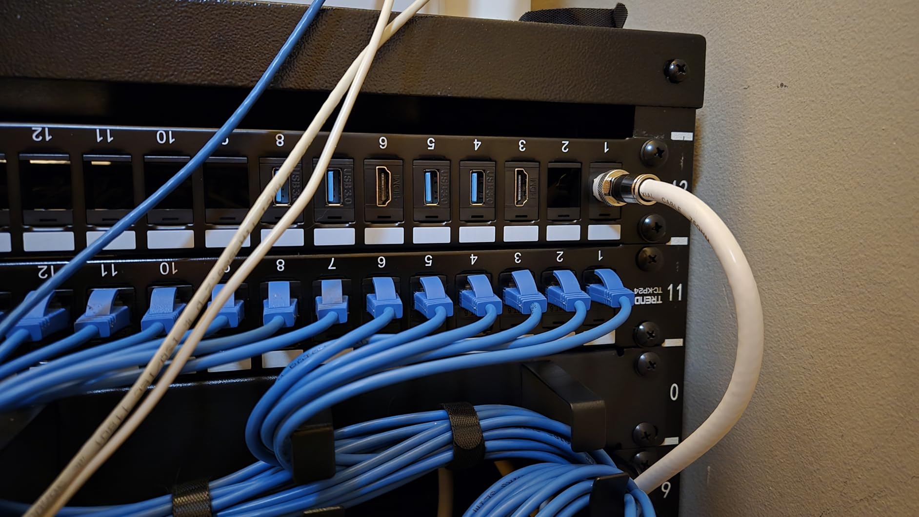 TRENDnet 24-Port Blank Keystone 1U Patch Panel, 1U 19