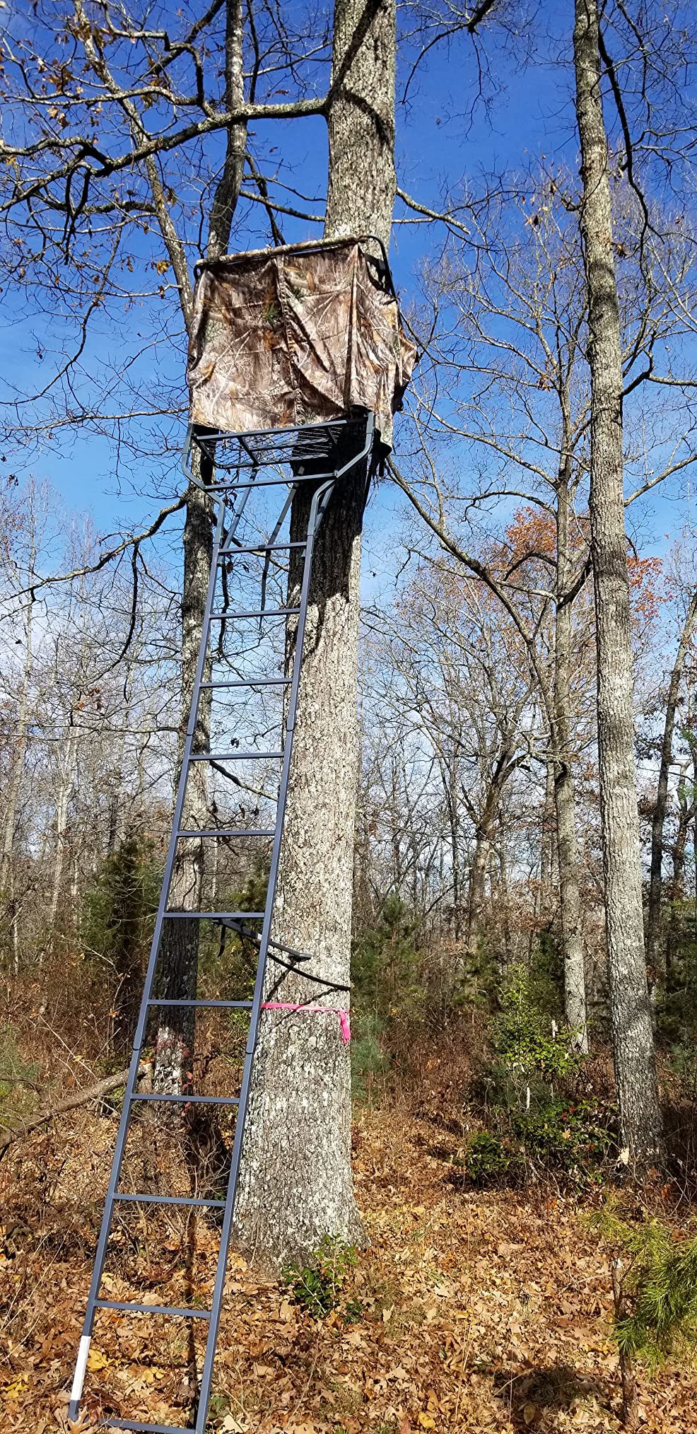 Allen Company Magnetic Treestand Cover Blind Kit - Tree Stand Camo Blind Cover - Quick Set Up and Take Down - Realtree Edge or Mossy Oak Options customer photo 1