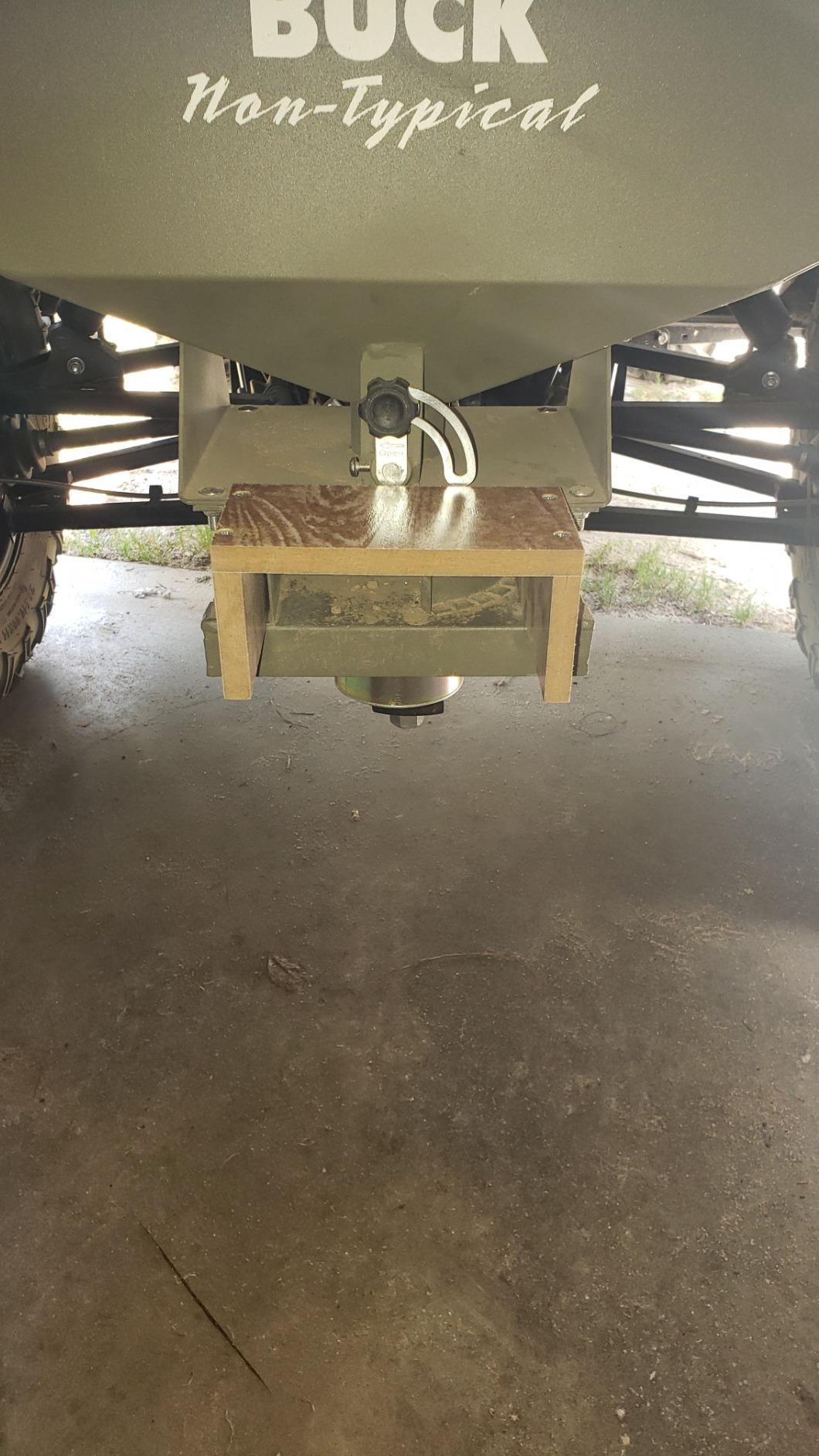 Boss Buck ATV Seeder/Spreader w/ Wireless Control and Adjustable Flow, 80 lb Capacity - Lawn, Garden and Farming Equipment w/ 2-inch Receiver Hitch, Spreads Feed, Seed, Salt and Fertilizer customer photo 1