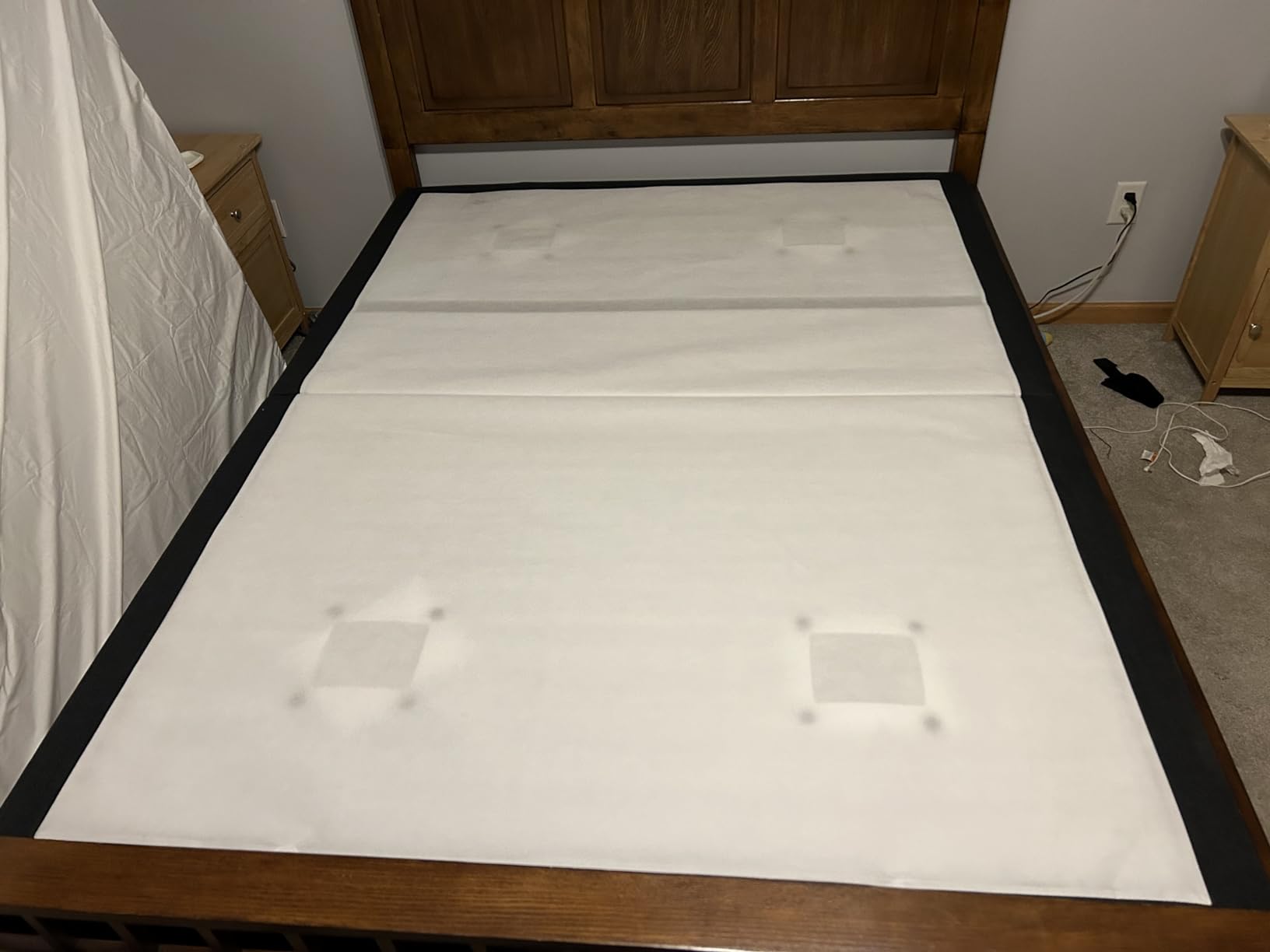 Blissful Nights z4 Adjustable Bed Frame for Storage Beds with Massage Anti-Snore, Zero G, USB Charging Station, Wireless Remote Head and Foot Incline and No Tools Required Assembly, Queen customer photo 2