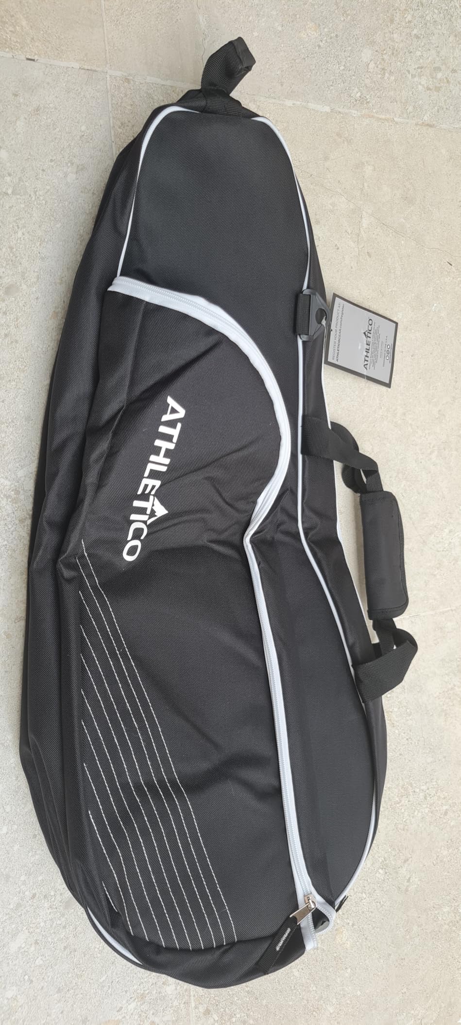 Athletico 6 Racquet Tennis Bag | Padded to Protect Rackets & Lightweight | Professional or Beginner Tennis Players | Unisex Design for Men, Women, Youth and Adults (Black) customer photo 2