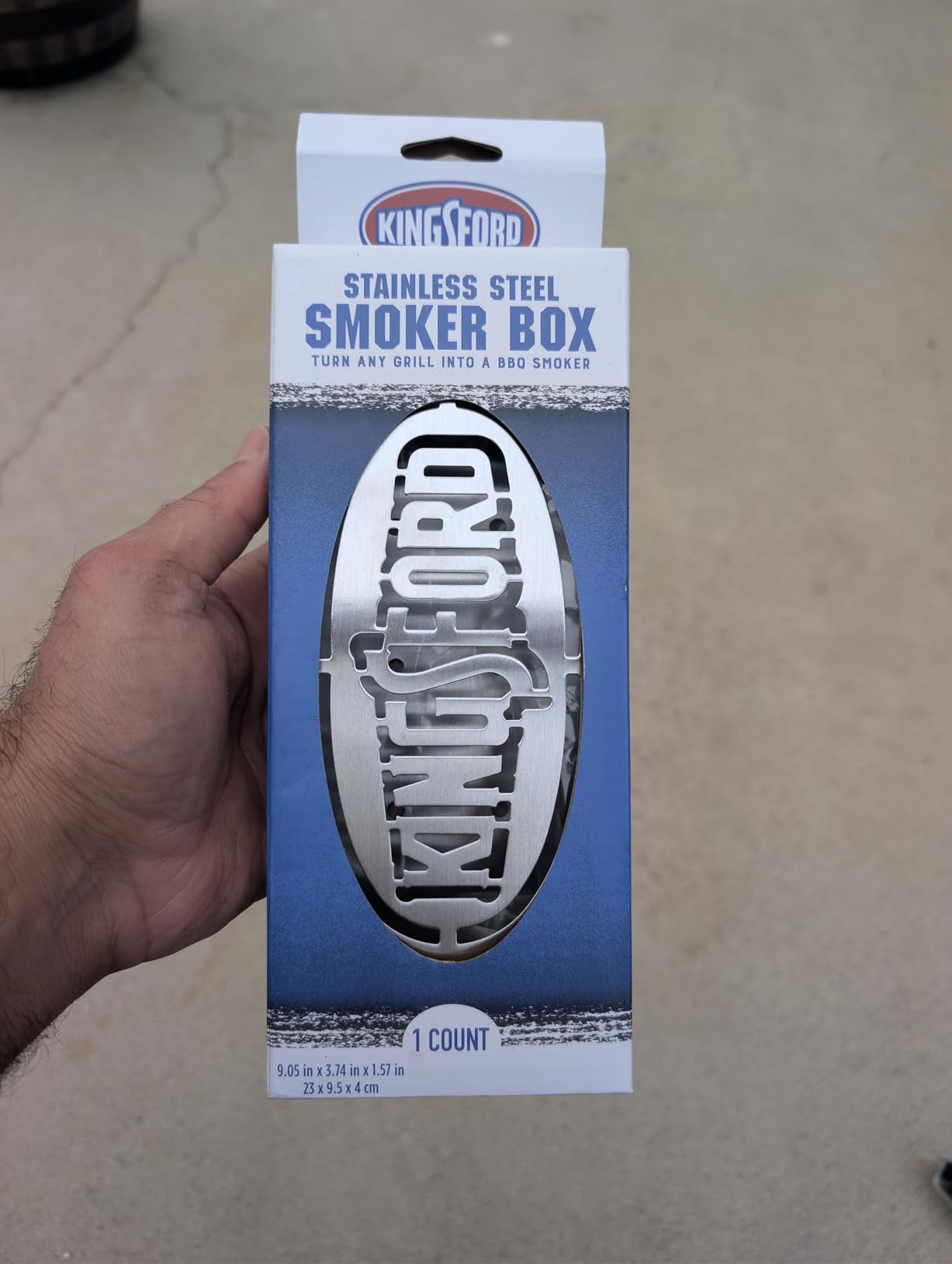Kingsford Stainless Steel Smoker Box for Gas and Charcoal Grills, Wood Chip Smoking Box for BBQ Flavor, Dishwasher Safe, Heavy Duty Grill Smoker Accessory customer photo 1