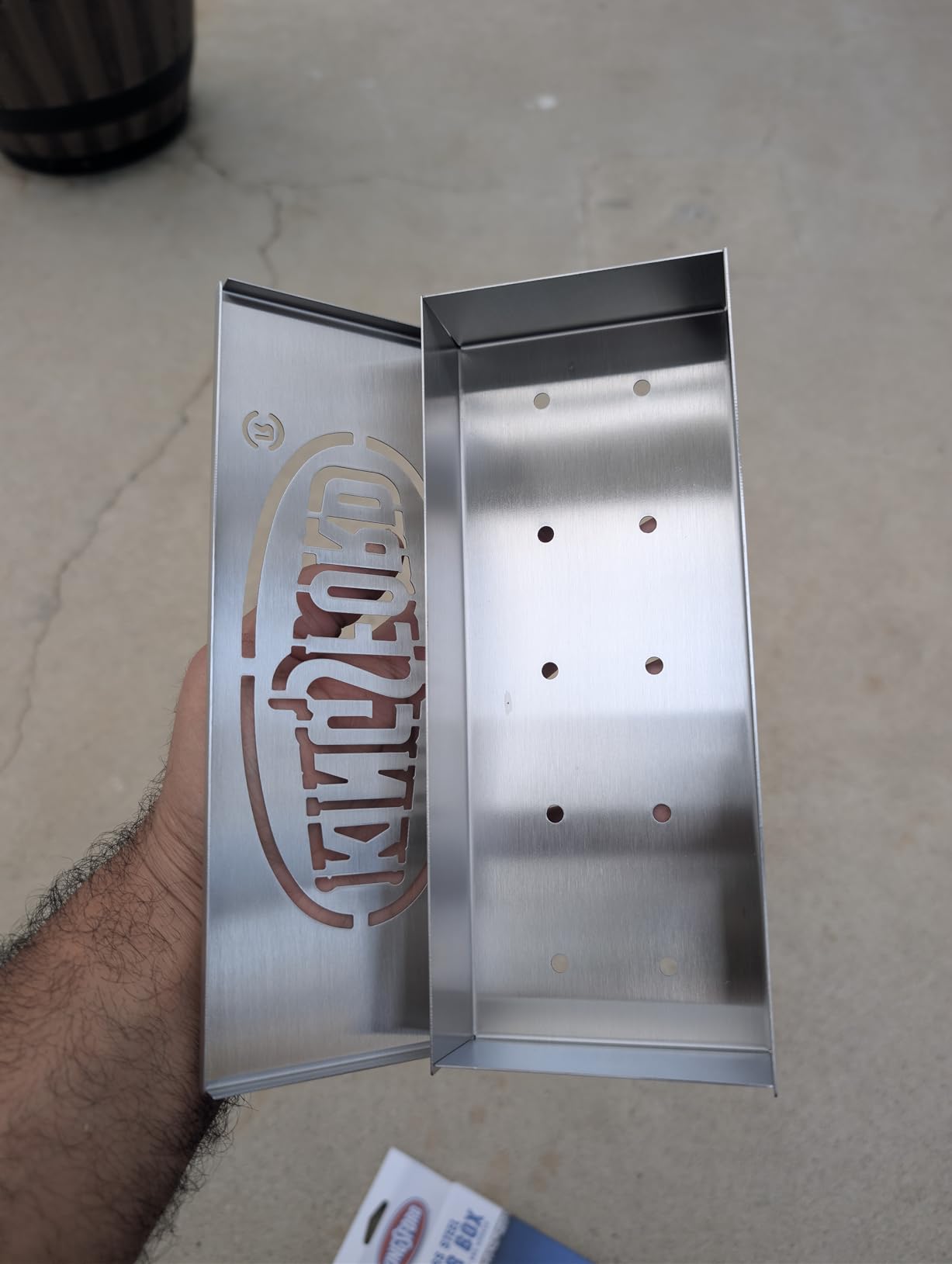 Kingsford Stainless Steel Smoker Box for Gas and Charcoal Grills, Wood Chip Smoking Box for BBQ Flavor, Dishwasher Safe, Heavy Duty Grill Smoker Accessory customer photo 2