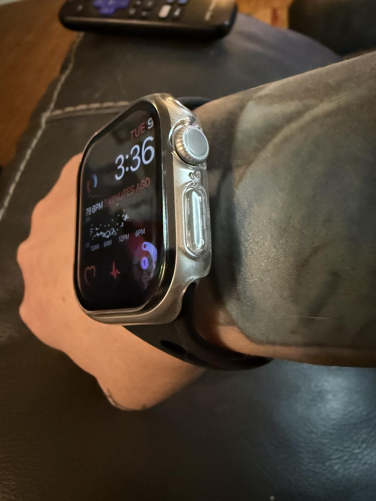 Misxi 2 Pack Hard PC Case with Tempered Glass Screen Protector Compatible with Apple Watch SE 3 (2025) SE 2 SE Series 6/5/4 44mm customer photo 1
