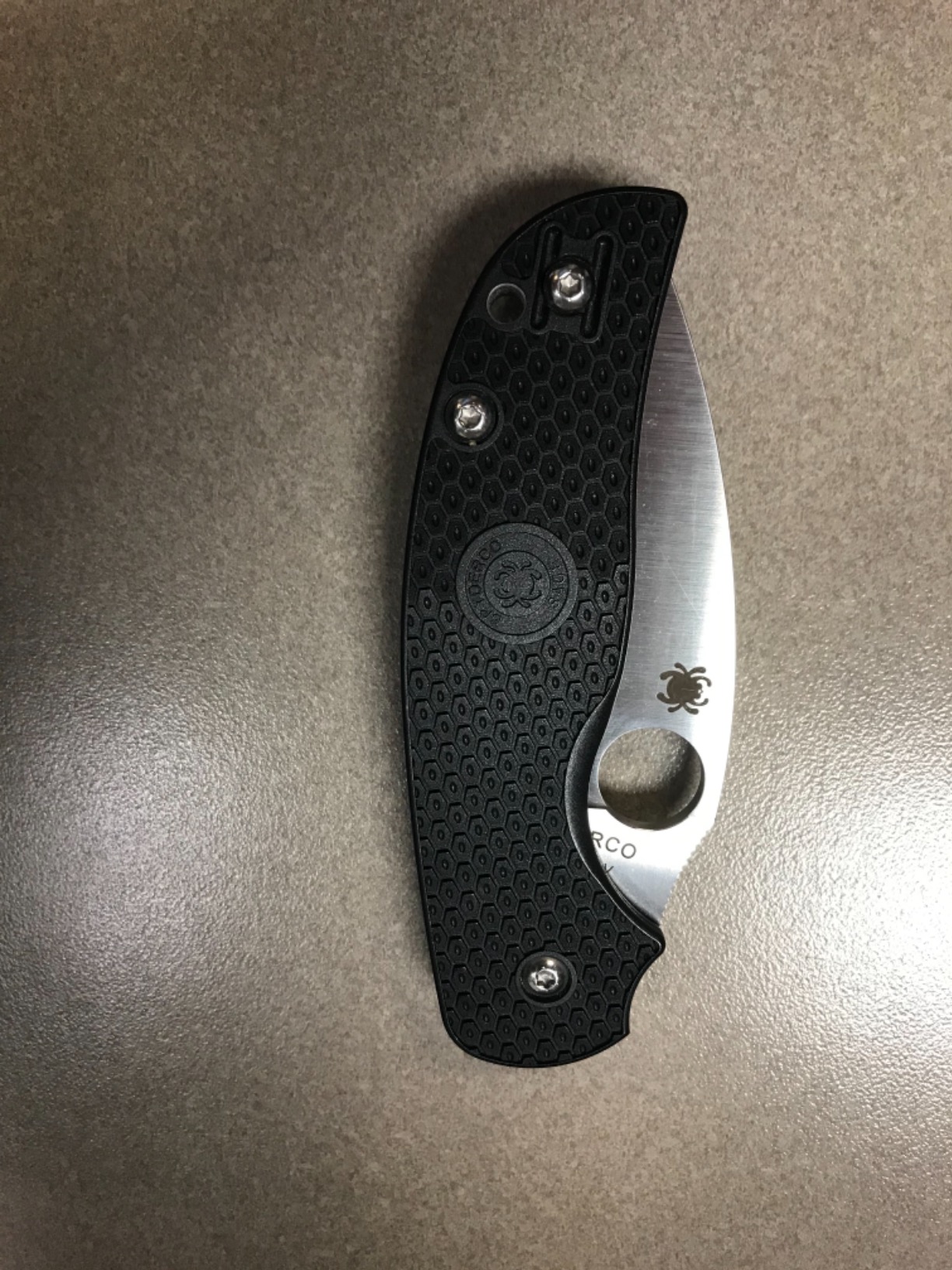 Spyderco Sage 5 Lightweight Folding Pocket Knife with 3