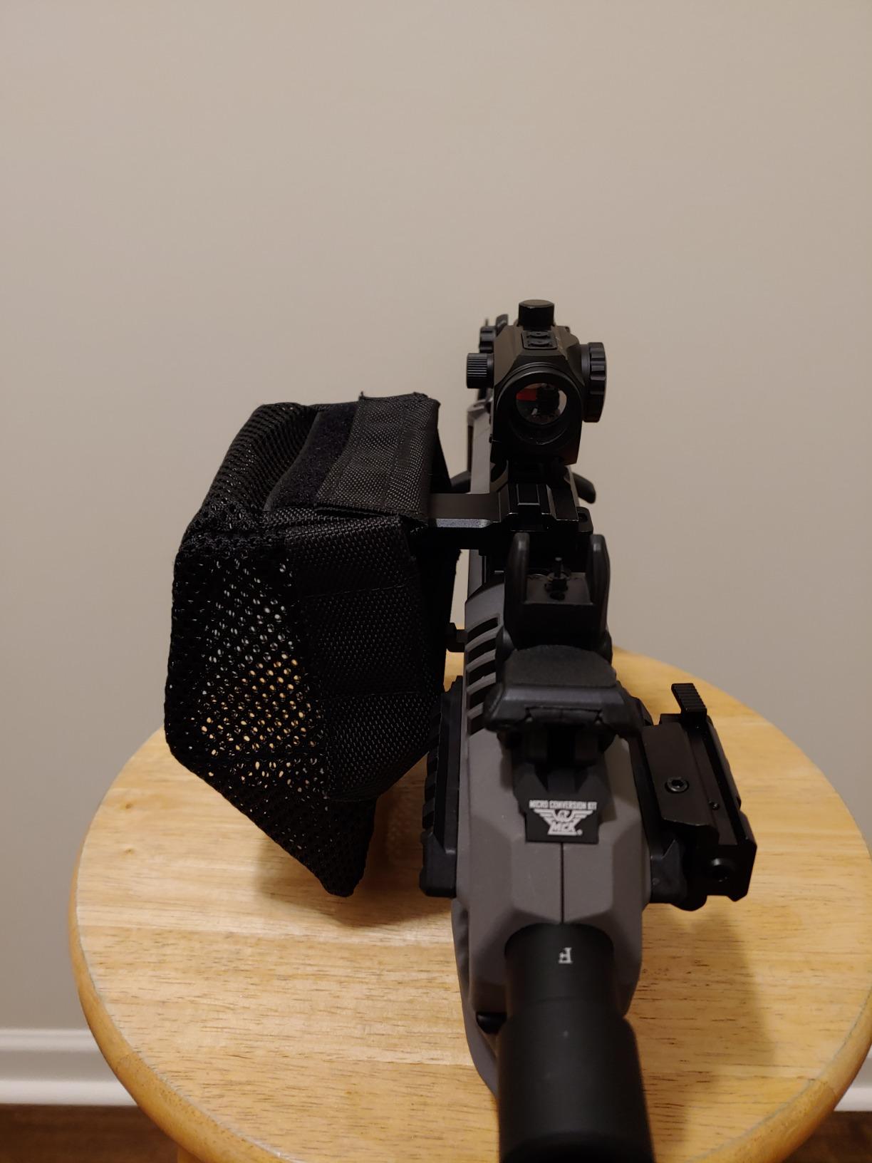 xaegistac Brass Catcher, Universal Shell Catcher Net with Picatinny Rail Mount Heat Resistant Mesh Brass Collection for Rifle Range customer photo 2