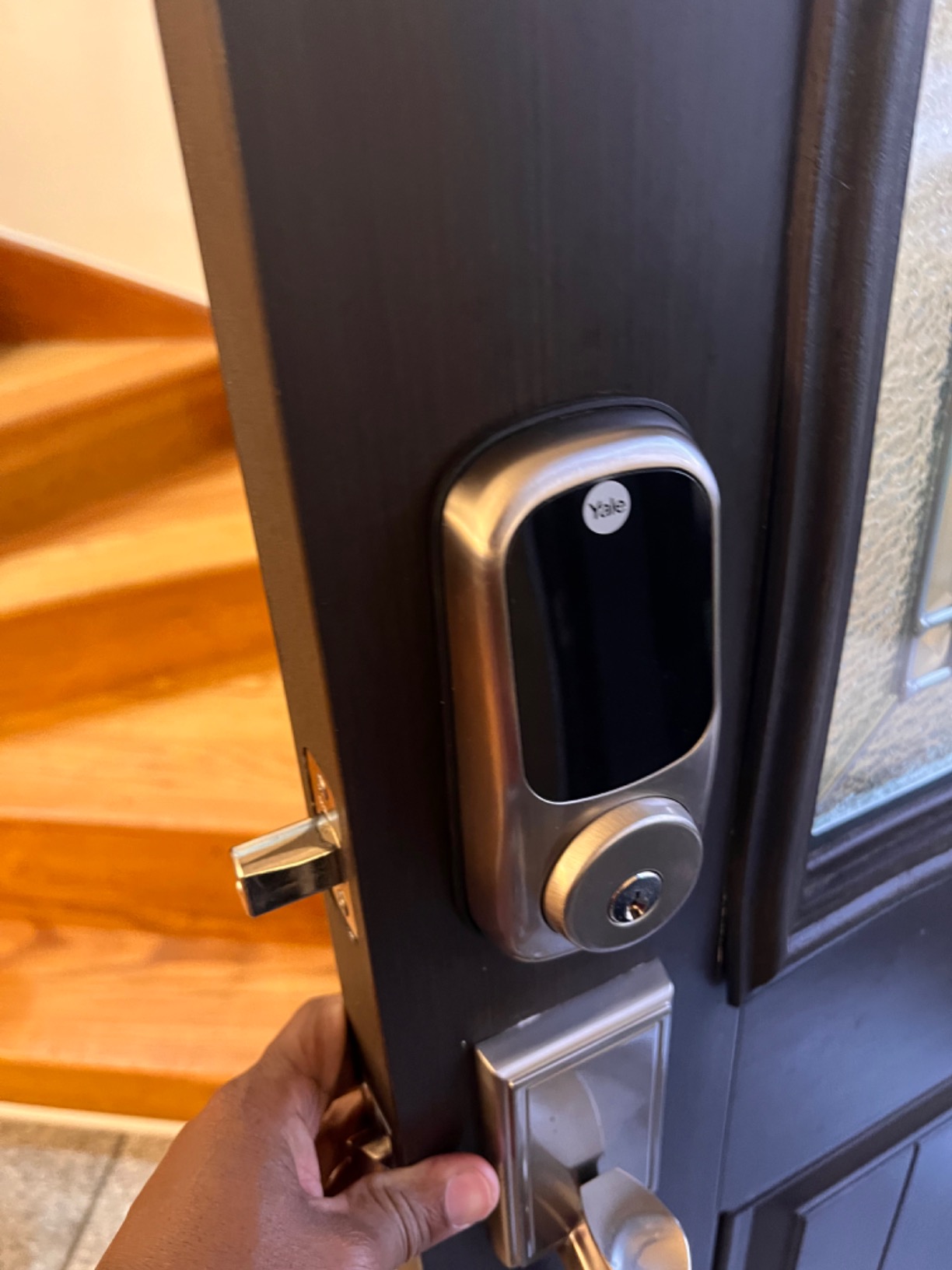 Yale Assure Lock Deadbolt, Black Suede Digital Touchscreen Keypad with Z-Wave for Code Entry and Remote Access and Backup Key, YRD226-ZW2-BSP customer photo 1