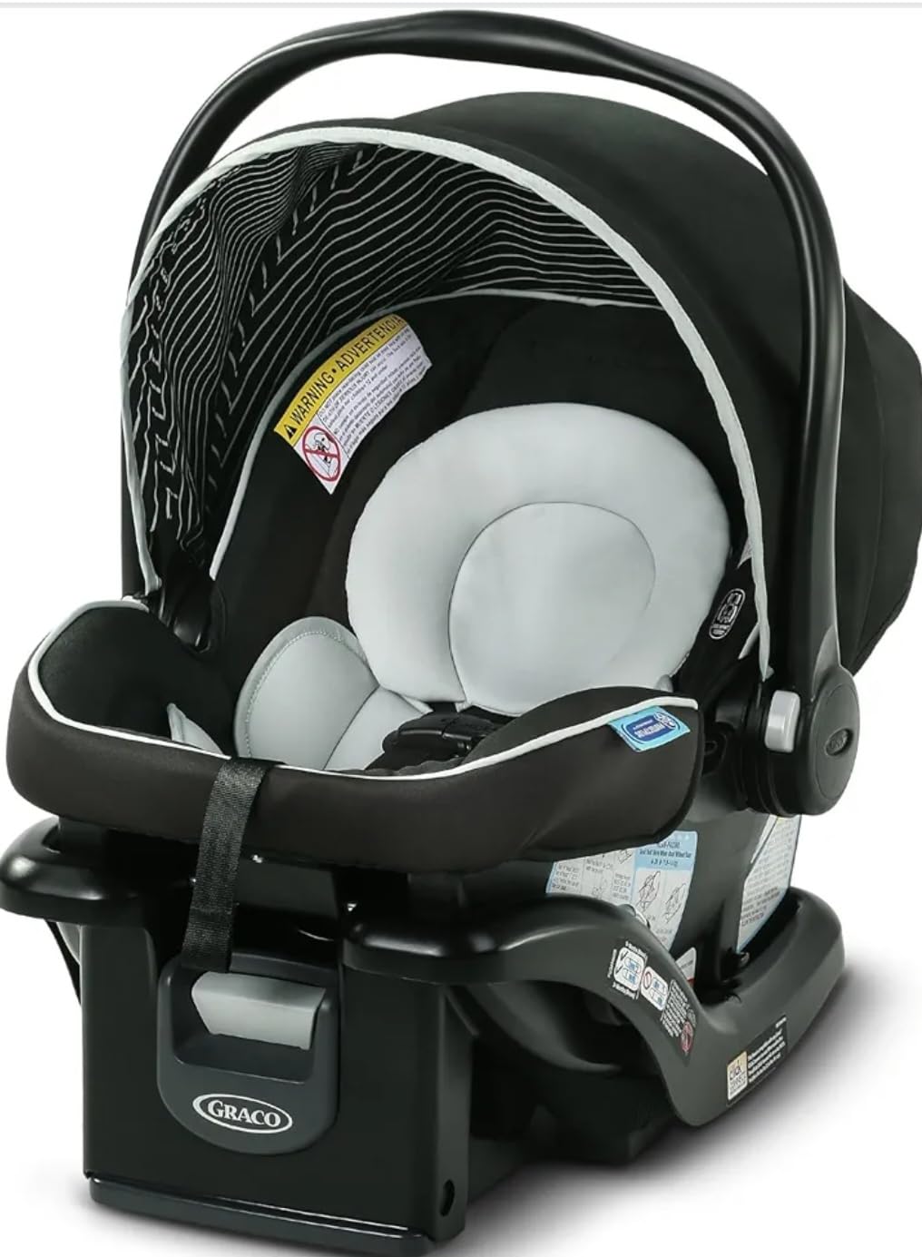 Graco SnugRide Lite LX Infant Car Seat, Lightweight Rear-Facing Seat for Babies 4-30 lb, 4-Position Adjustable Base, LATCH Installation & ProtectPlus Engineered, Studio customer photo 1