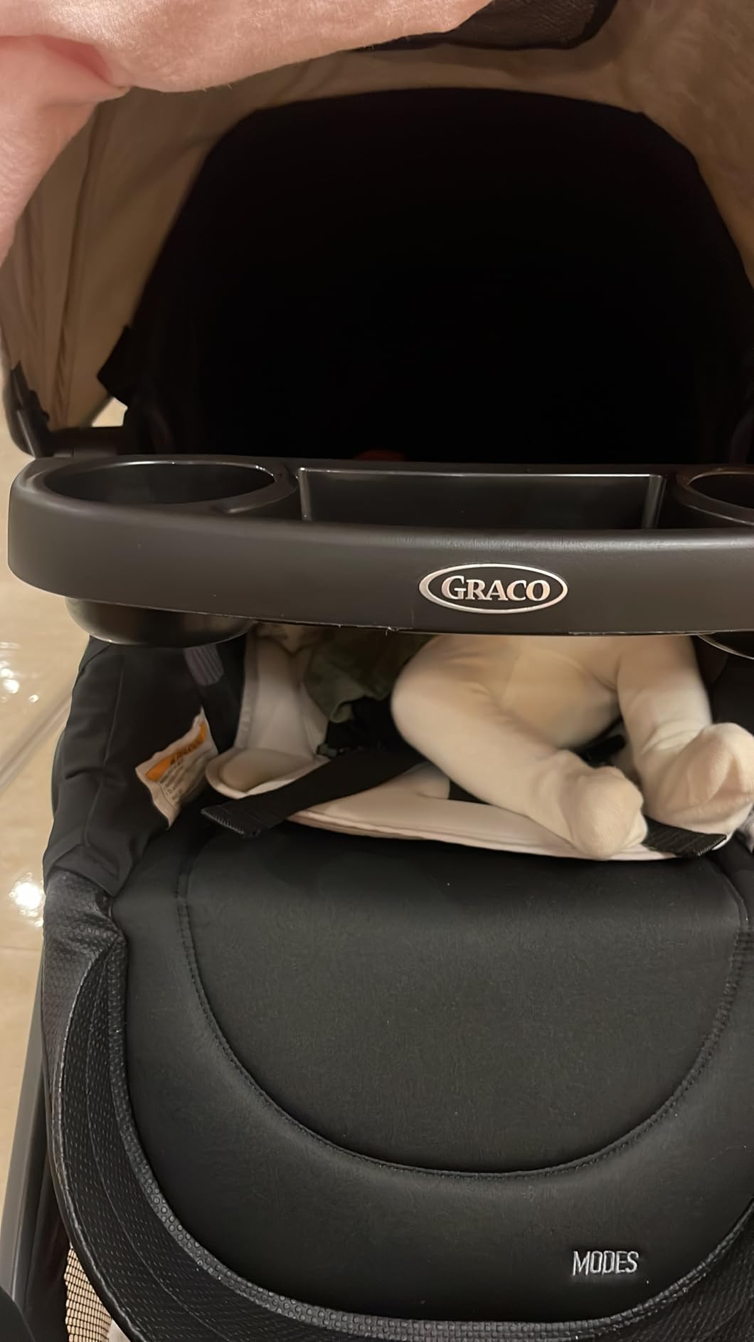 Graco Modes Element Travel System, Baby Car Seat and Stroller Combo, Includes: SnugRide Lite LX Infant Car Seat and Reversible Baby Stroller, Great Gift for New Parents, Canter customer photo 2
