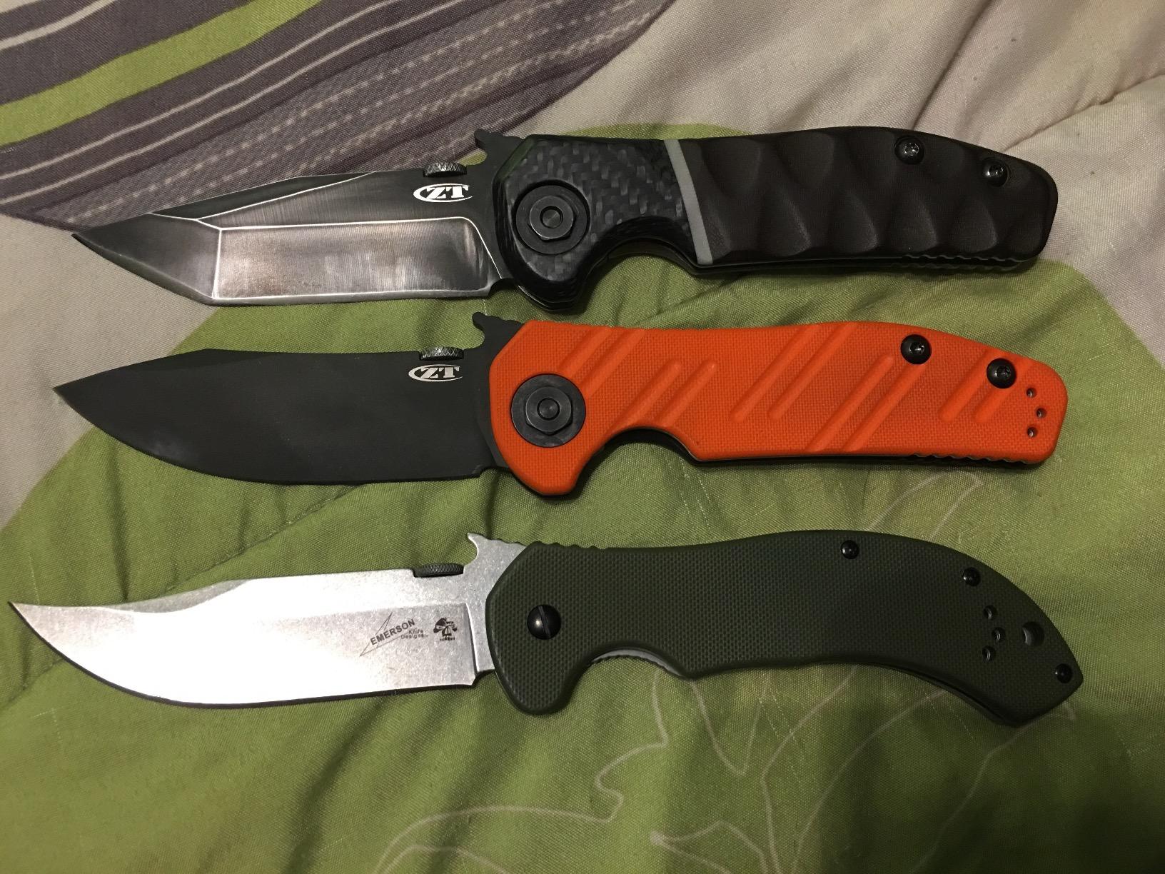Kershaw Emerson CQC-K Pocket Knives, Manual Opening Folding Knife with Wave Shaped Feature customer photo 2