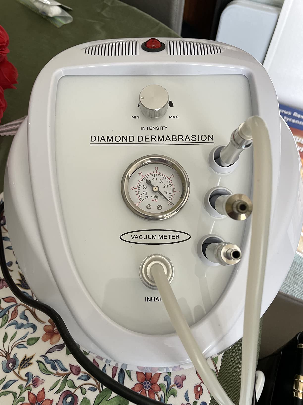 Upgraded 2 IN1 Diamond Microdermabrasion Machine, Beauty Star Professional Diamond Dermabrasion Facial Devices System at Home, Face Pore Cleansing Tool (65-68cmHg Vacuum Suction) customer photo 1