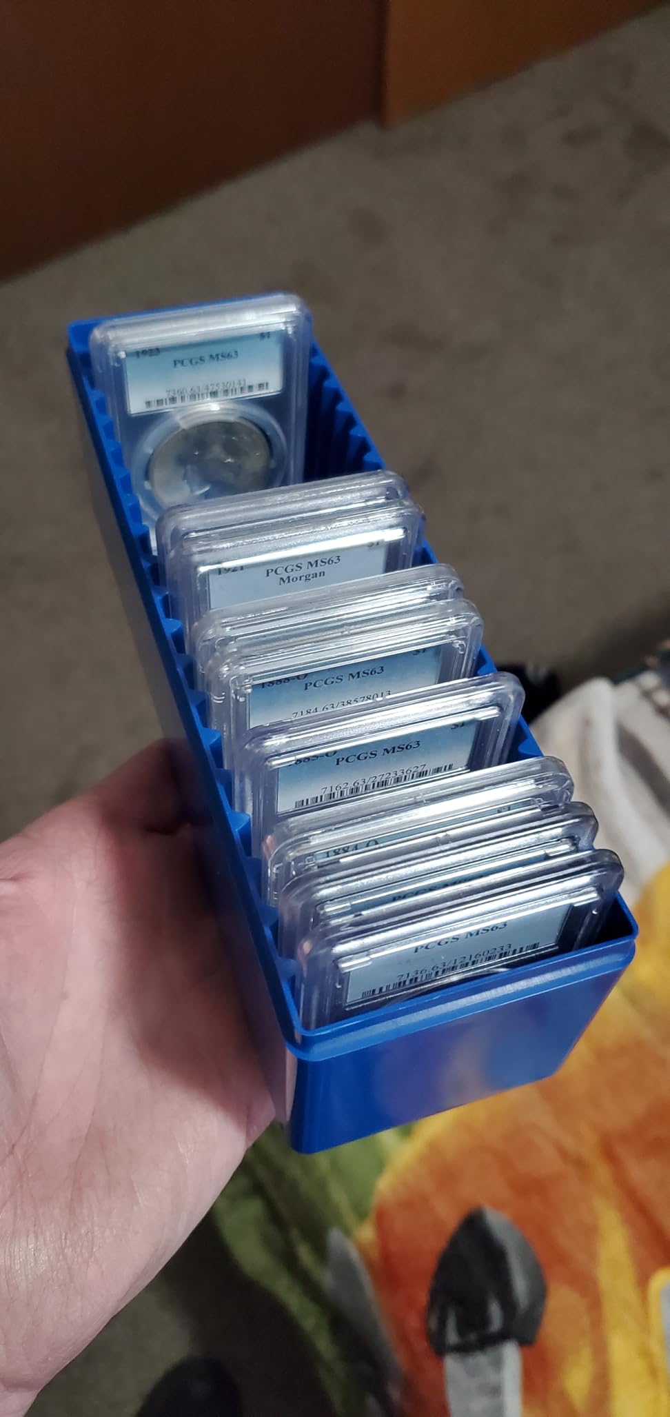 PCGS Plastic Storage Box for 20 Slab Coin Holders Black customer photo 1