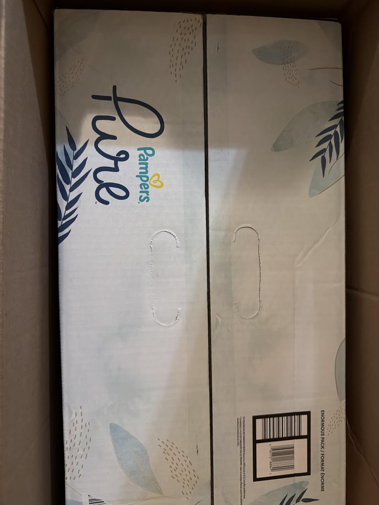 Pampers Pure Baby Diapers, Size 0 (Up to 10 lbs), 76 Count, Premium Hypoallergenic Soft Diapers customer photo 1