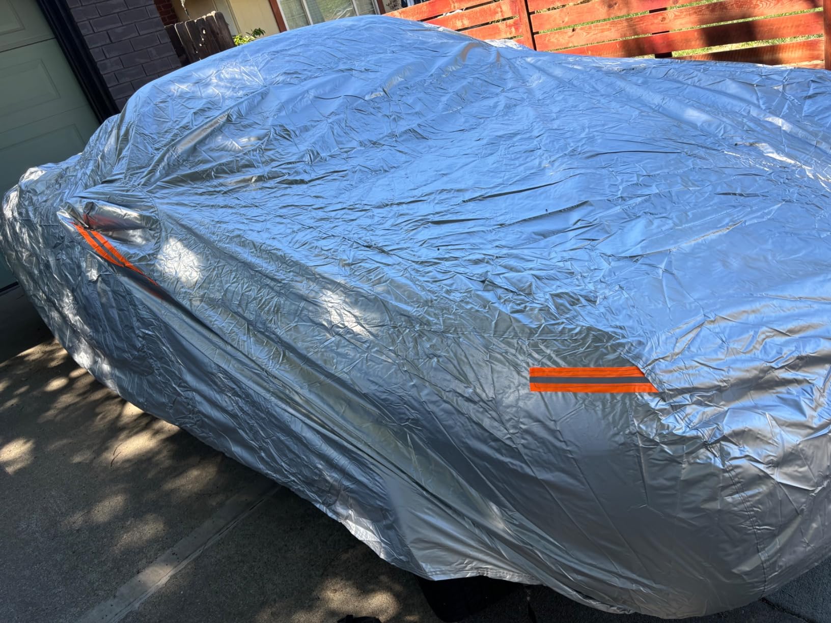 Kayme SUV Car Cover Waterproof All Weather with Lock and Zipper, Outdoor Sun Uv Rain Protection, Fit SUV Jeep (182 to 190 Inch) H5 customer photo 1