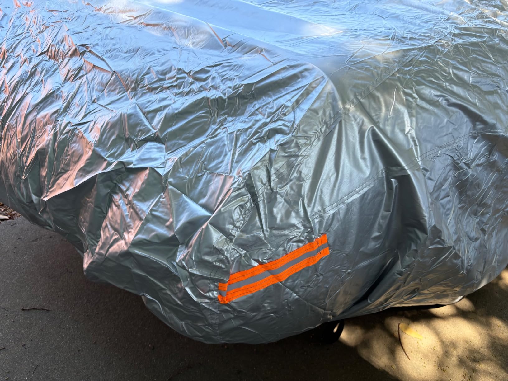 Kayme SUV Car Cover Waterproof All Weather with Lock and Zipper, Outdoor Sun Uv Rain Protection, Fit SUV Jeep (182 to 190 Inch) H5 customer photo 2