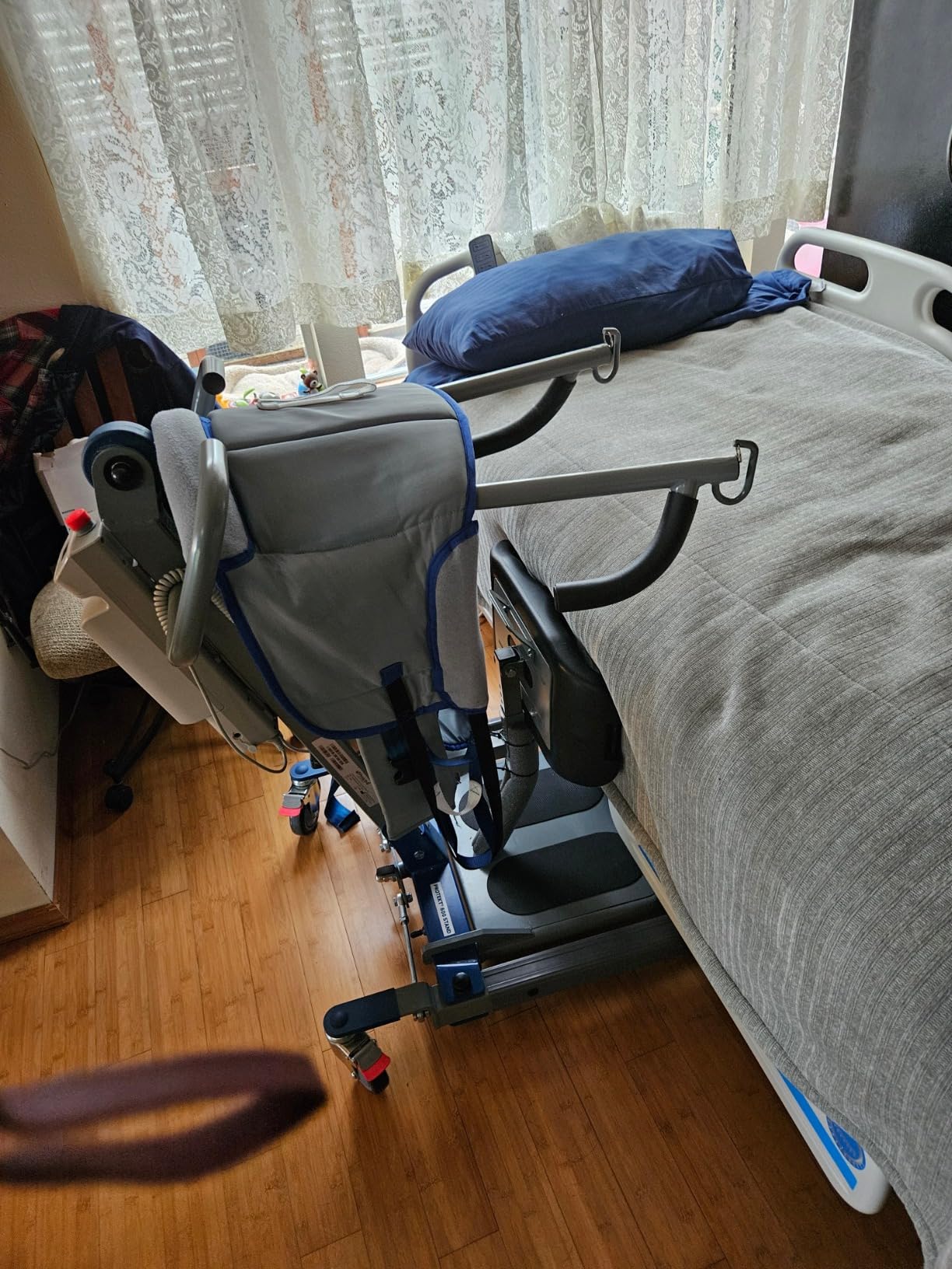 ProHeal Sit to Stand Lift - Full Body Patient Transfer Lifter for Home Use and Facilities - 500 Pound Weight Capacity, 4 Sling Hooks customer photo 1