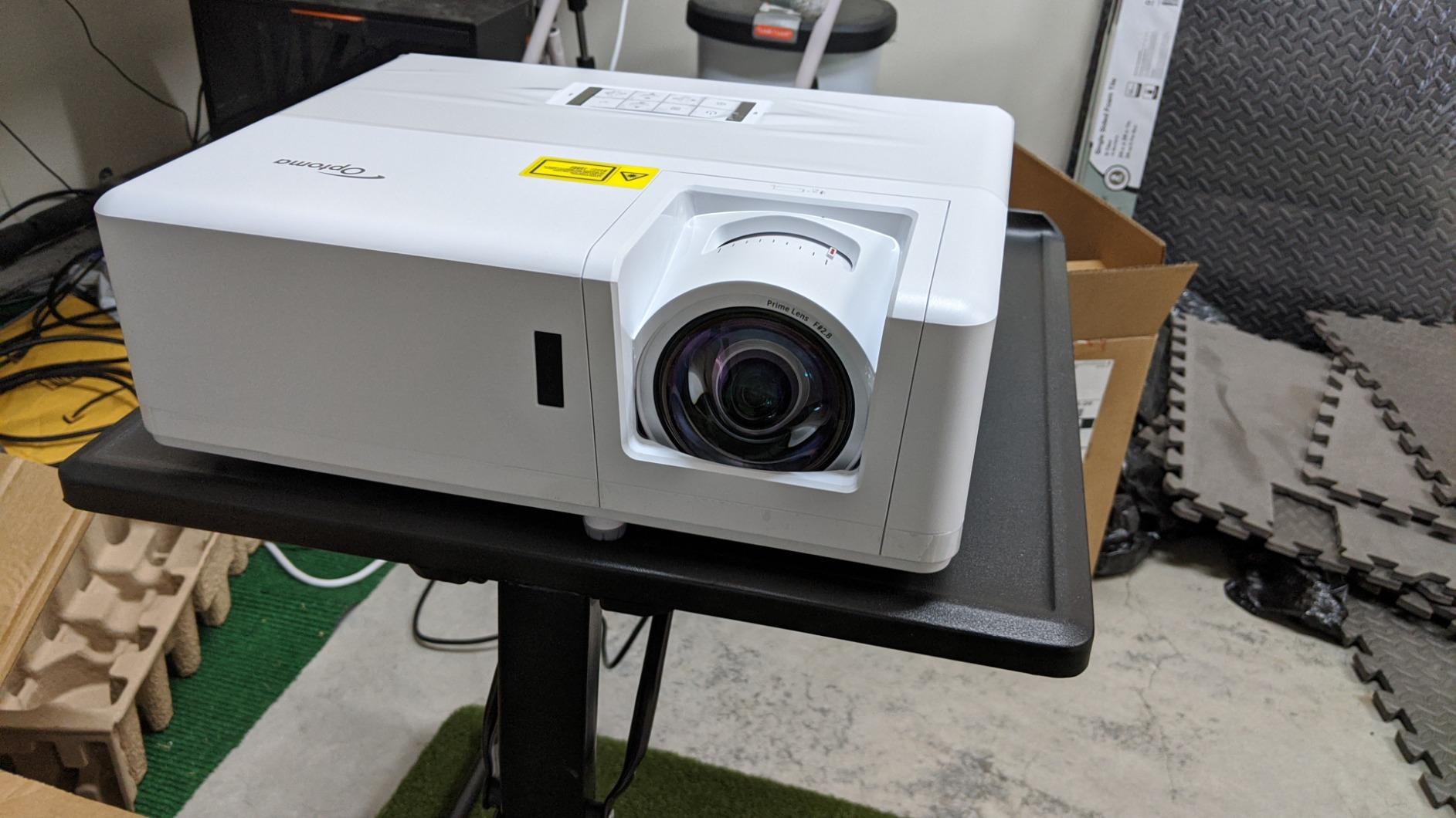 Optoma GT1090HDR Short Throw Laser Home Theater Projector | 4K HDR Input | 4,200 Lumens | 30,000 Hour Laser Life customer photo 2