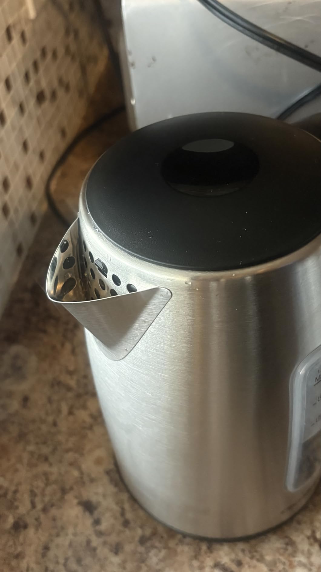 COMFEE' Stainless Steel Electric Kettle, 1.7 Liter Tea Kettle Electric & Hot Water Kettle, 1500W Fast Boil with LED Light, Auto Shut-Off and Boil-Dry Protection customer photo 2