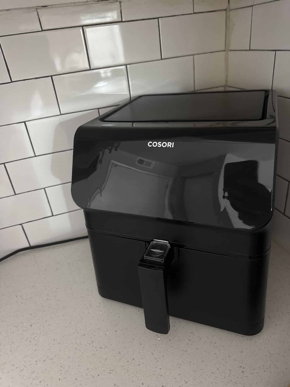 Cosori 12-in-1 Air Fryer 5.8QT, Toast, Bake, Nutrition Facts for 100+ In-App Recipes, AdaptIQ Tech Fast Cook, for Main & Side Dishes, Snacks, Leftovers, Detachable Square Basket, Dishwasher Safe customer photo 1
