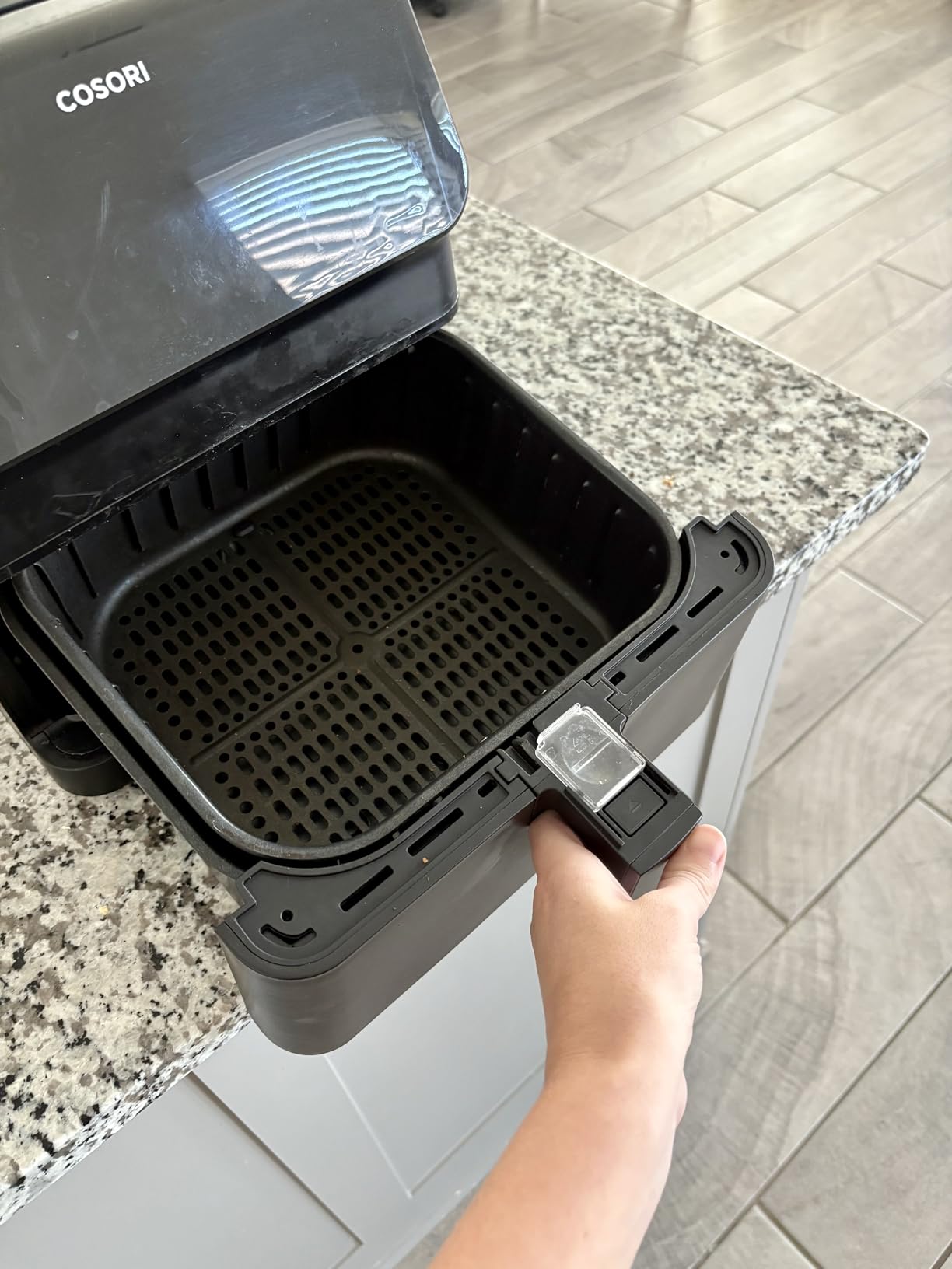 Cosori 12-in-1 Air Fryer 5.8QT, Toast, Bake, Nutrition Facts for 100+ In-App Recipes, AdaptIQ Tech Fast Cook, for Main & Side Dishes, Snacks, Leftovers, Detachable Square Basket, Dishwasher Safe customer photo 2