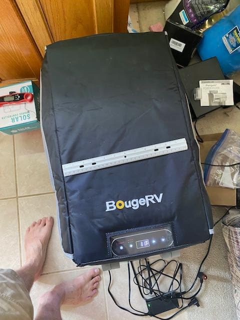 BougeRV 12V Portable Refrigerator Fridge Freezer Portable Car Fridge 53 Quart Electric Cooler 12V/24V DC 110~240V AC for RV Truck Jeep Pickup SUV Van Boat Camping Tailgating Road Trip Outdoor Travel customer photo 1