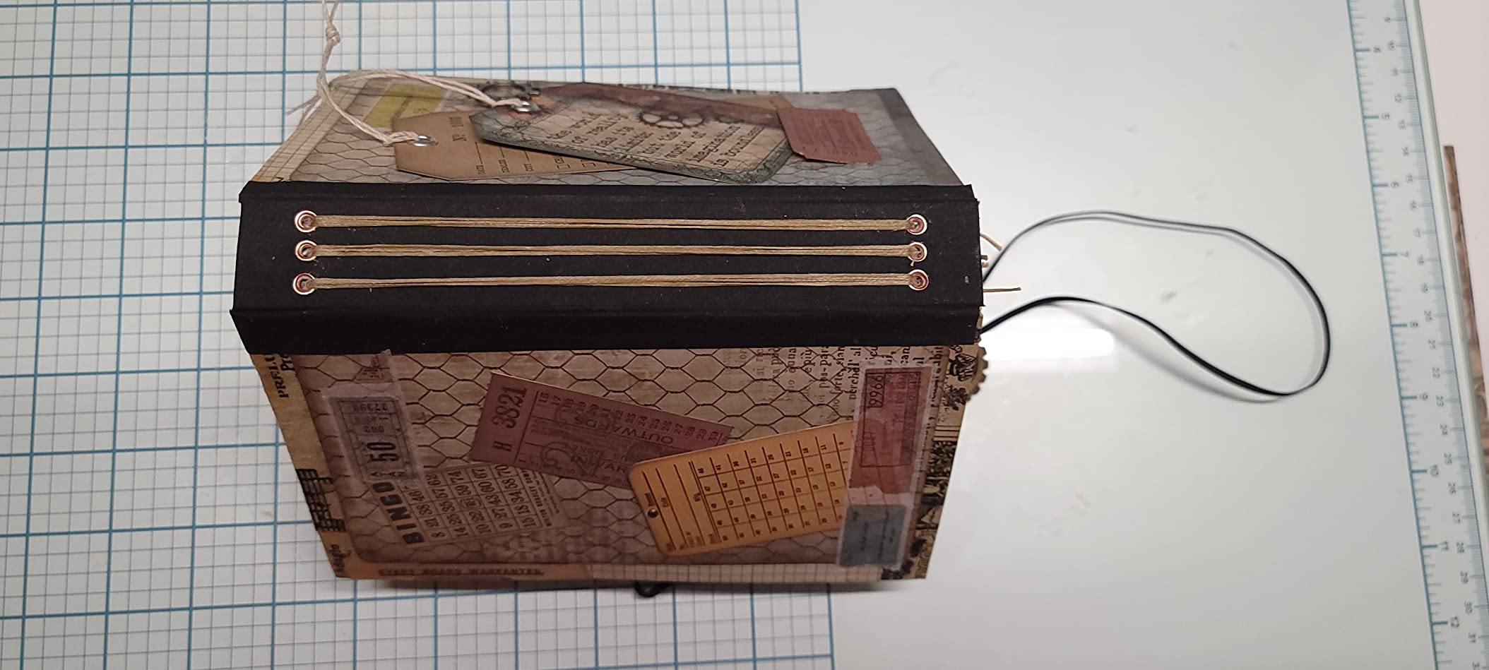 Bookbinding Kit - KOOTIKO Bookbinding Supplies, Hand Book Binding Starter Tools Set with Real Bone Folder, Paper Awl, Large-Eye Needles, Glue Brush, Wax Thread for Handmade DIY Books customer photo 2