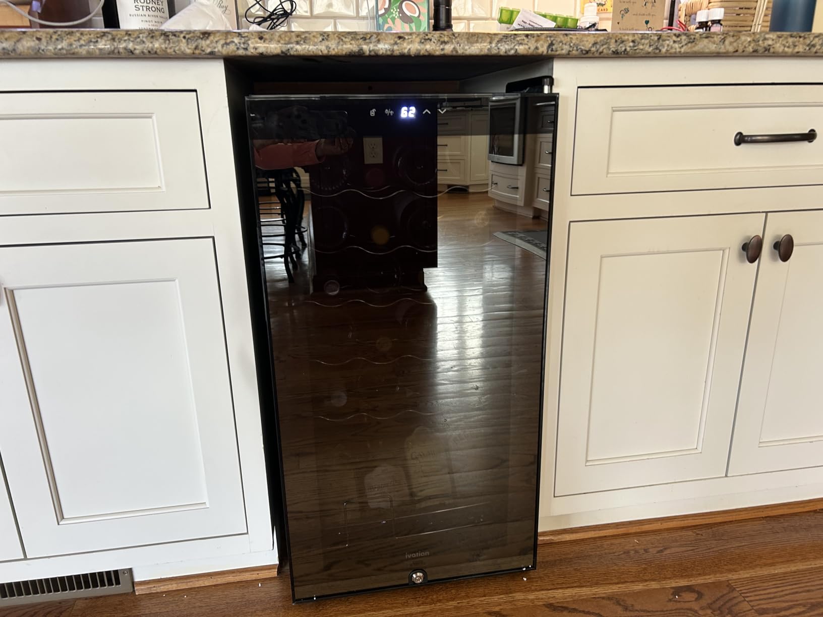 Ivation 28 Bottle Compressor Wine Cooler Refrigerator w/Lock | Large Freestanding Wine Cellar For Red, White, Champagne or Sparkling Wine | 41F-64F Digital Temperature Control customer photo 1
