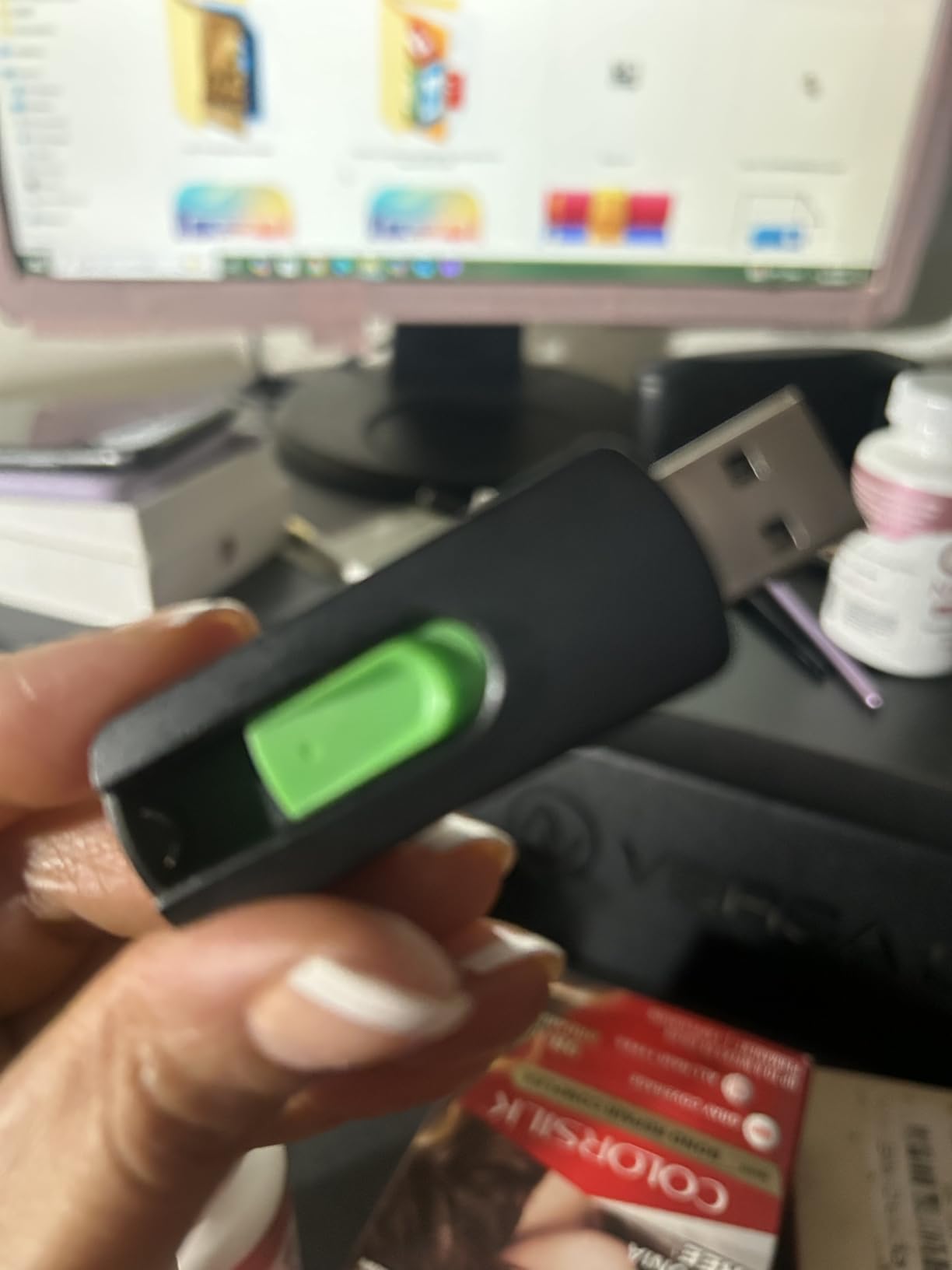 128GB Flash Drive Aiibe USB Flash Drive 128 GB Thumb Drive USB 2.0 Memory Stick Zip Drive Backup Jump Drive Single 128GB 128G USB Drive for PC Laptop customer photo 2