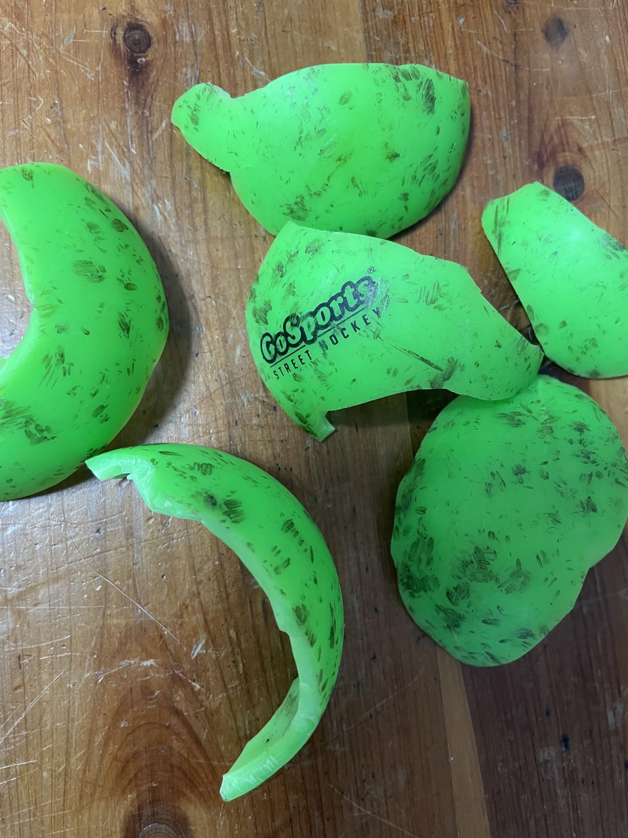GoSports Street Hockey - Choose Between Street Hockey Goal Set with Sticks, Street Hockey Balls (6 Pack) or Street Hockey Sticks (2 Pack) customer photo 2