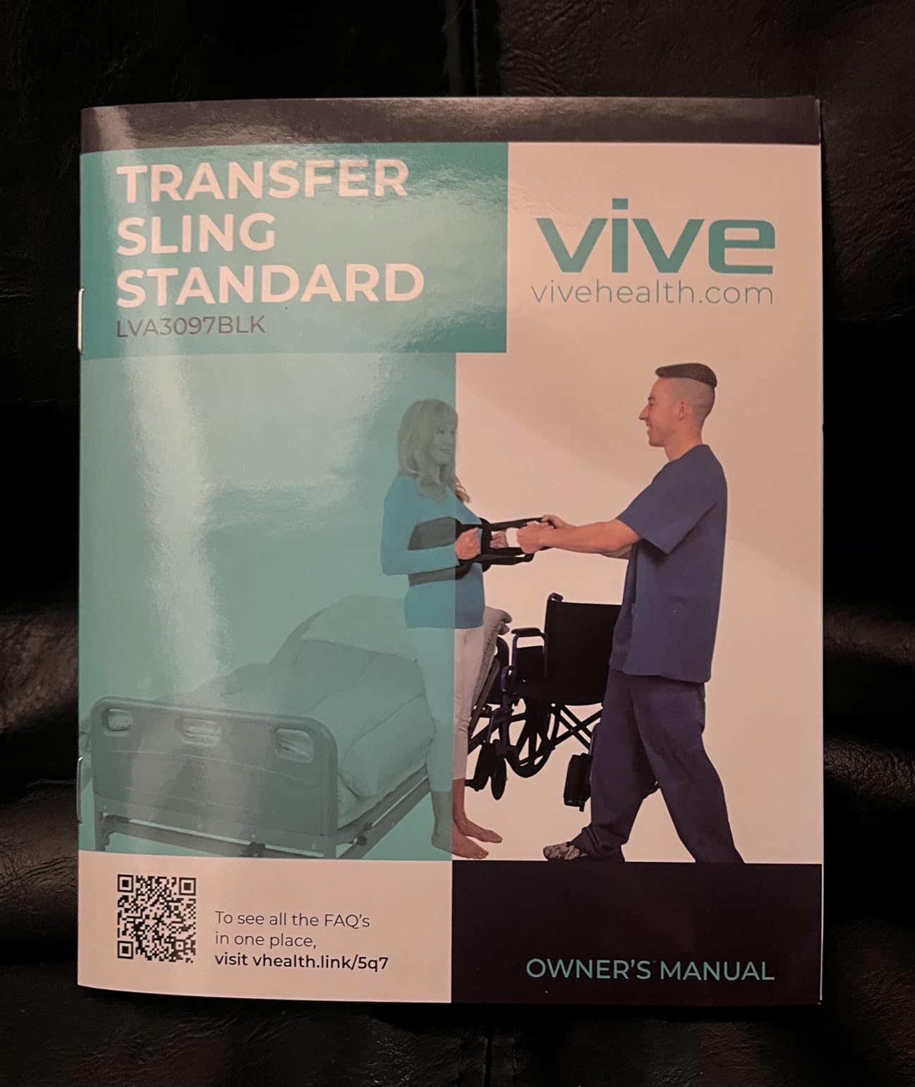Vive Transfer Sling - Padded Assist Gait Belt - Heavy Duty Patient Lift with Straps - Mobility Standing and Lifting Aid for Disabled, Elderly, Seniors, Injured customer photo 1
