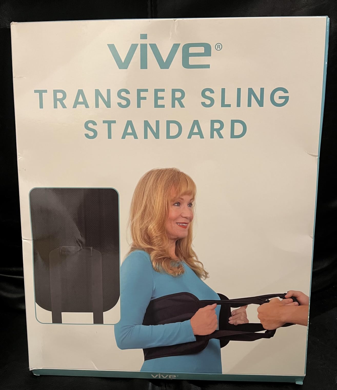 Vive Transfer Sling - Padded Assist Gait Belt - Heavy Duty Patient Lift with Straps - Mobility Standing and Lifting Aid for Disabled, Elderly, Seniors, Injured customer photo 2