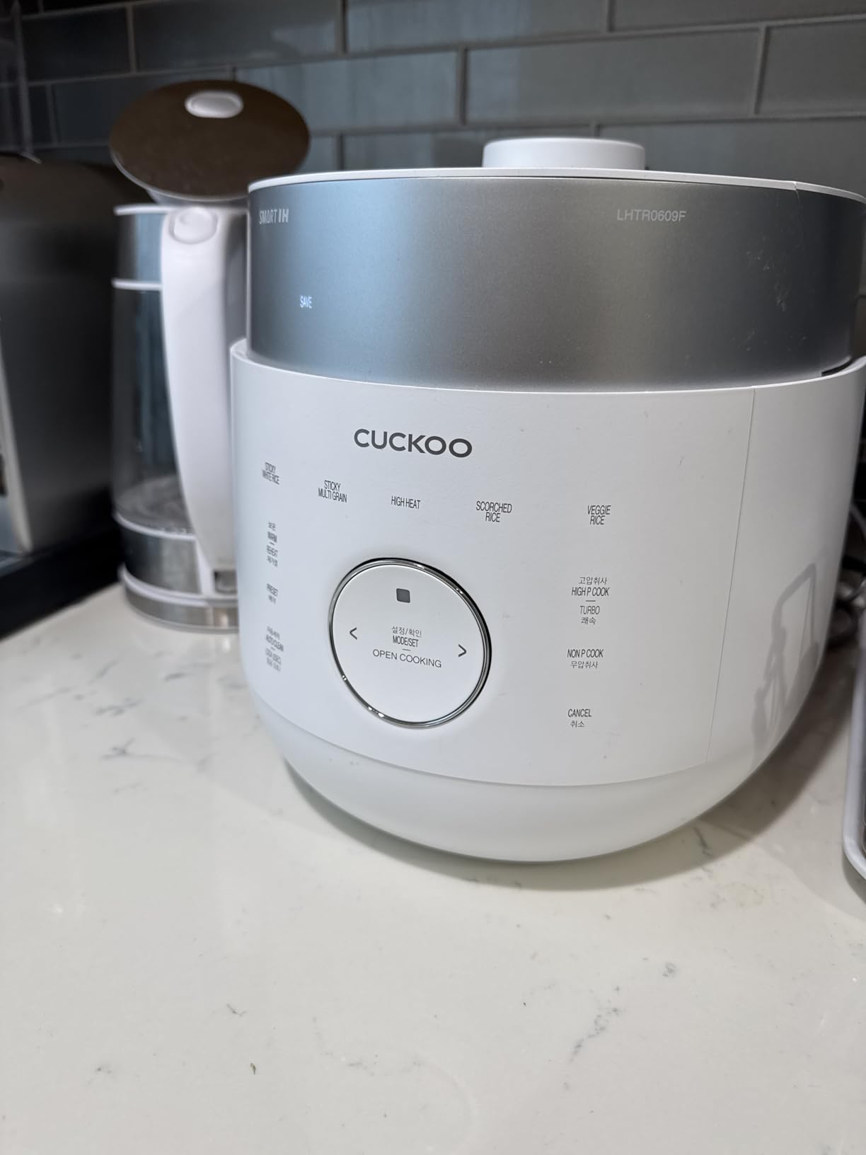 Cuckoo Twin Pressure Rice Cooker 10-Cup Uncooked / 20-Cup Cooked with Induction Heating Technology, 20 Menu Modes with Voice Guide, Large Rice Maker Multi-Cooker & Pressure Cooker (CRP-LHTR1009FW) customer photo 2