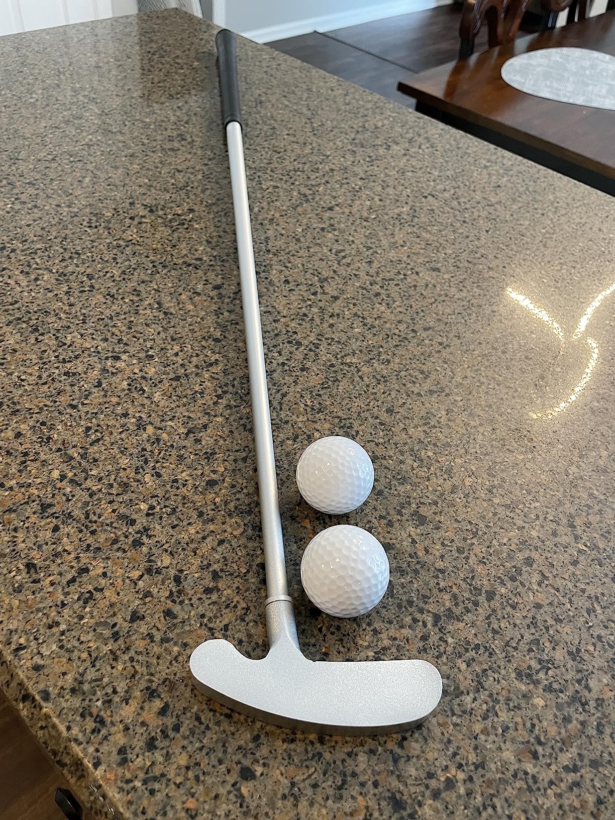 Golf Putter, Two Ways Golf Putters for Men Right/Left Handed-Indoor/Outdoor Mini Kids Club Golf Set-Sturdy Putter Shaft with 2 Plastic Practice Golf Balls for Any Putting Green Mat Home Office customer photo 1