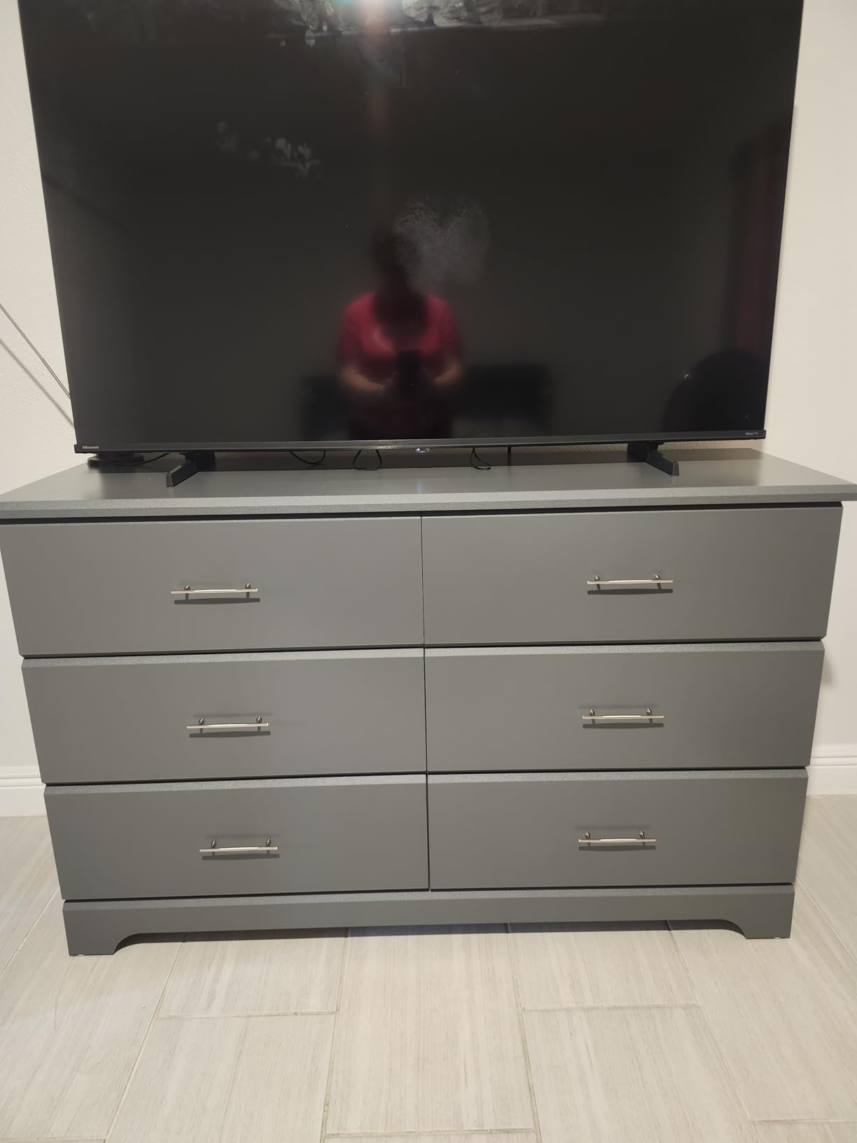 Storkcraft Brookside 2 Drawer Changing Table Dresser, White customer photo 1