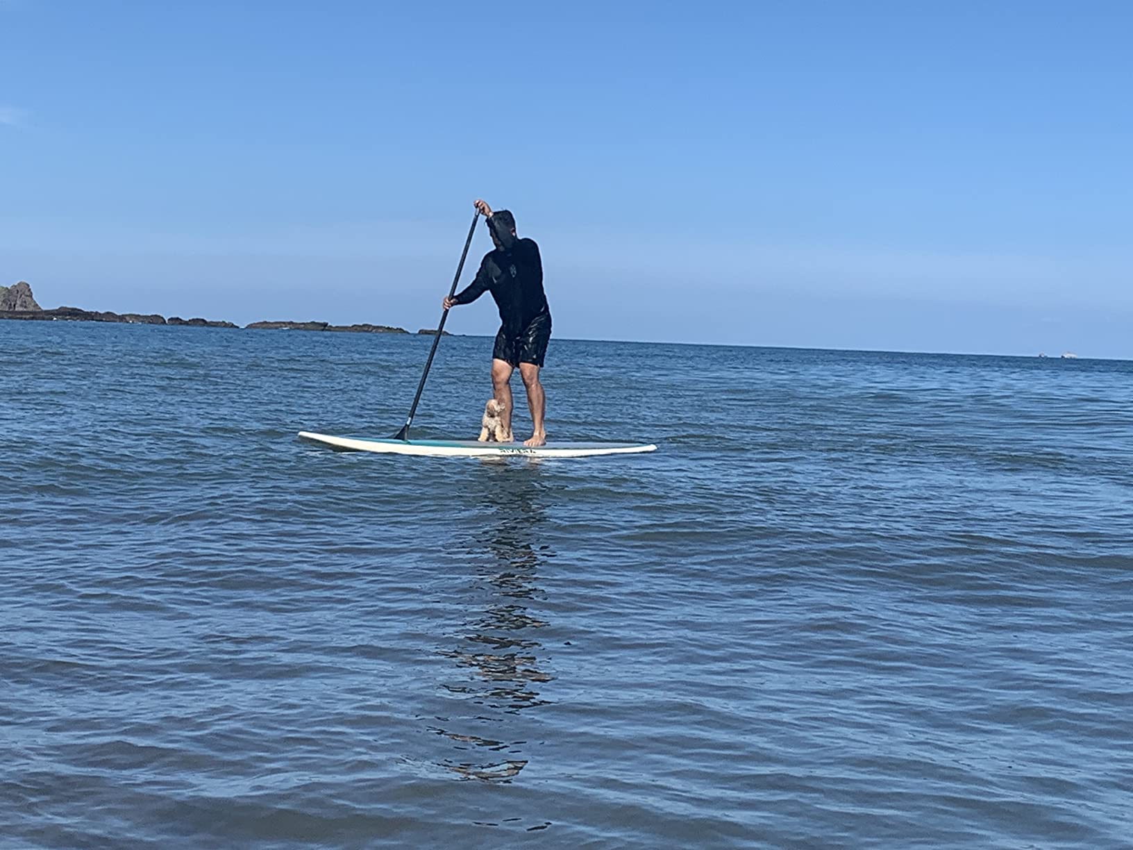 Karltion SUP Paddle - 3-Piece Adjustable Aluminium SUP Paddle with Glass Fiber Blade for Surfing, Floating, Water Sports customer photo 2