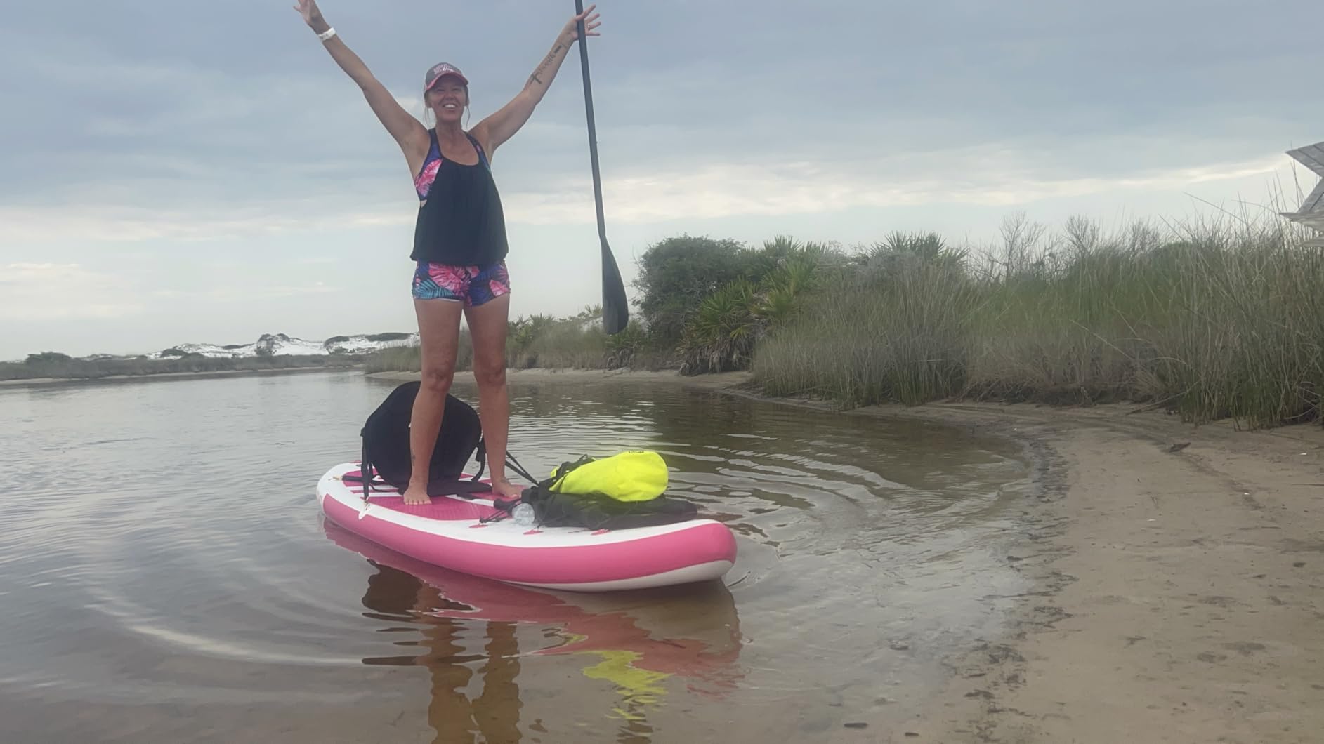 Paddle Board 11'x33 x6 Extra Wide Inflatable Stand Up Paddle Board with Hand Pump, Leash, Adjustable Paddle For Basic Version, Extra Kayak Paddle Kayak Seat 2 Fishing Mounts For Fishing Version customer photo 1